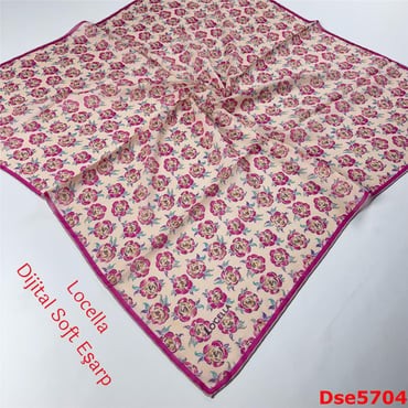 S-081 Locella El Dikişli Soft Eşarp