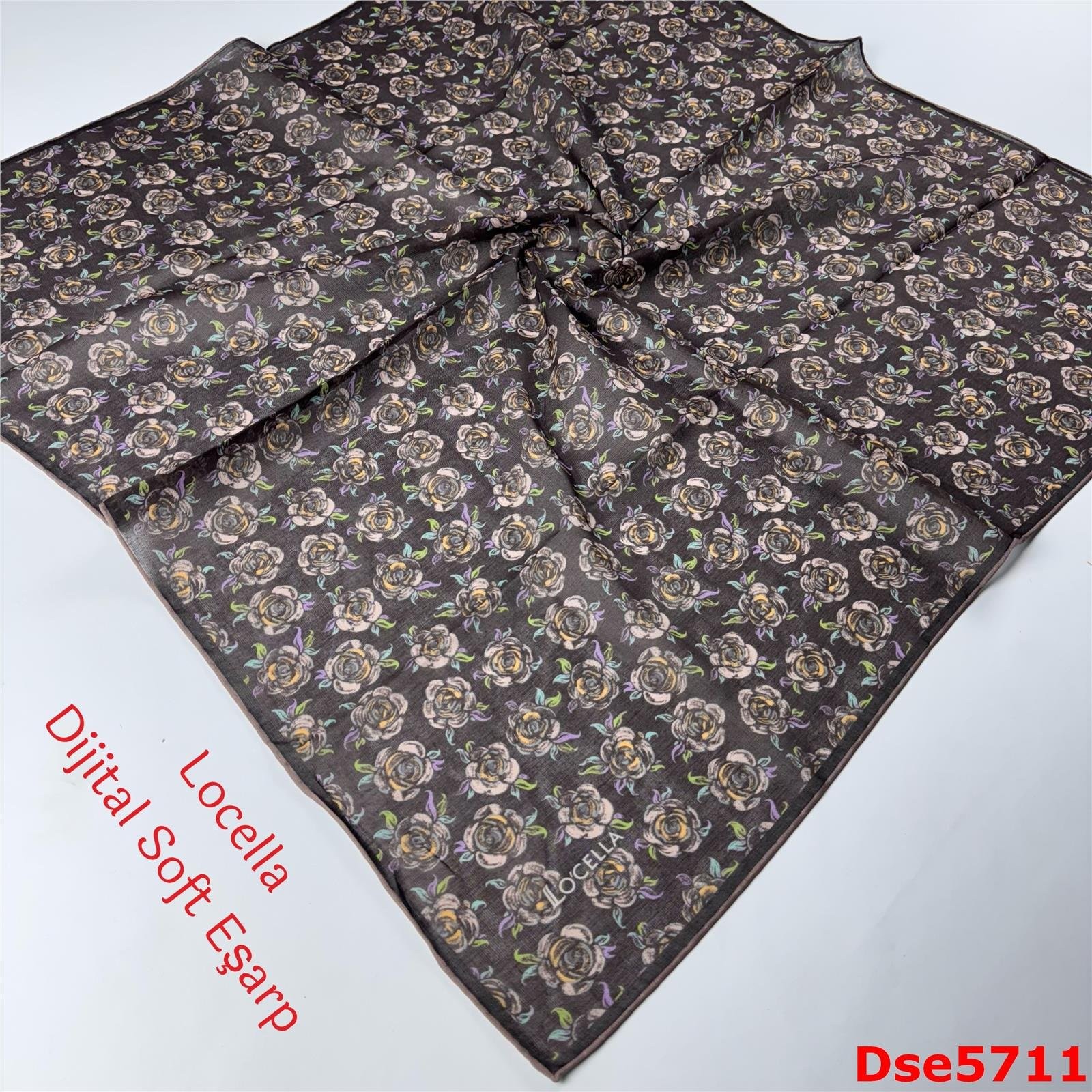 S-088 Locella El Dikişli Soft Eşarp