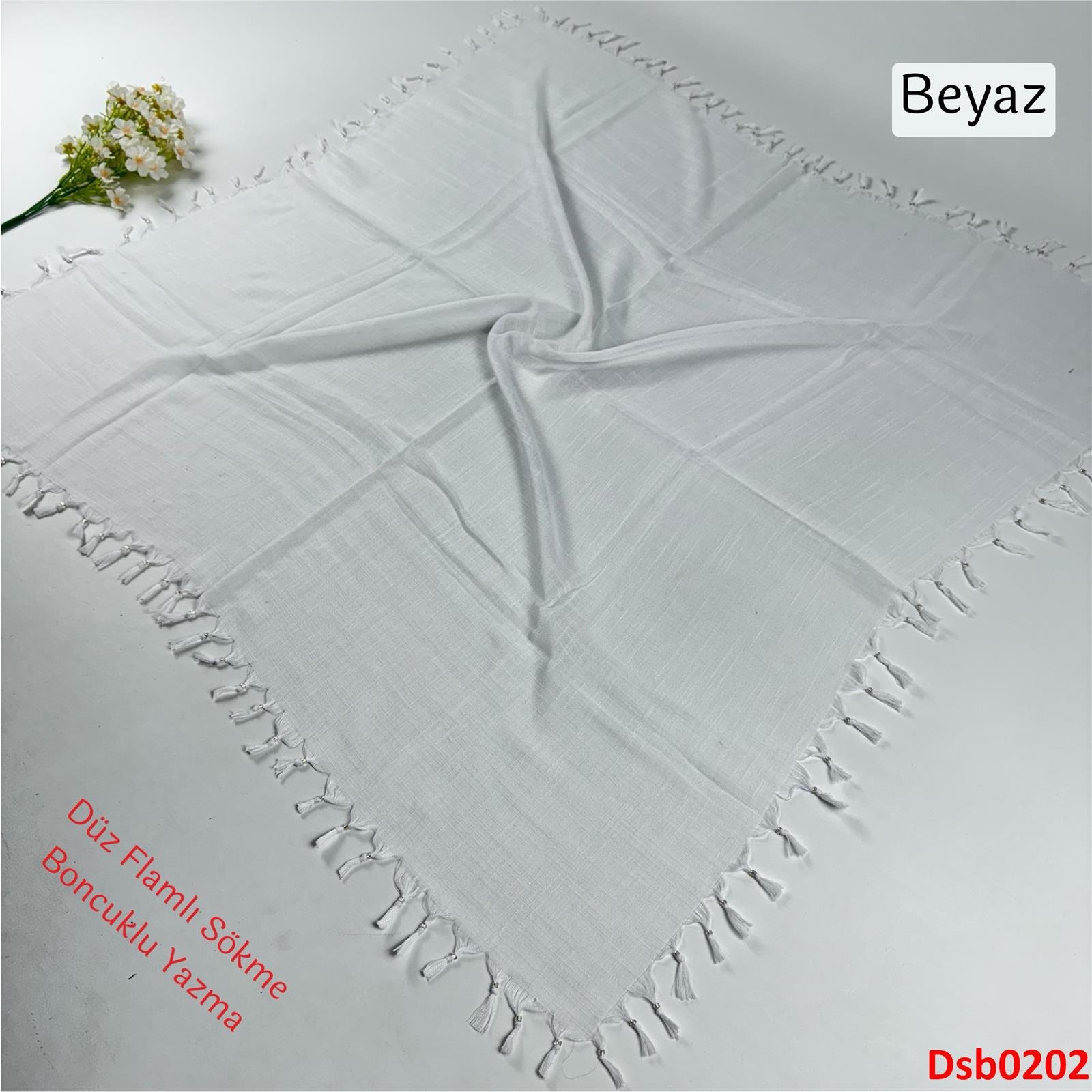 RA-002 Düz Flamlı Sökme Boncuklu Yazma