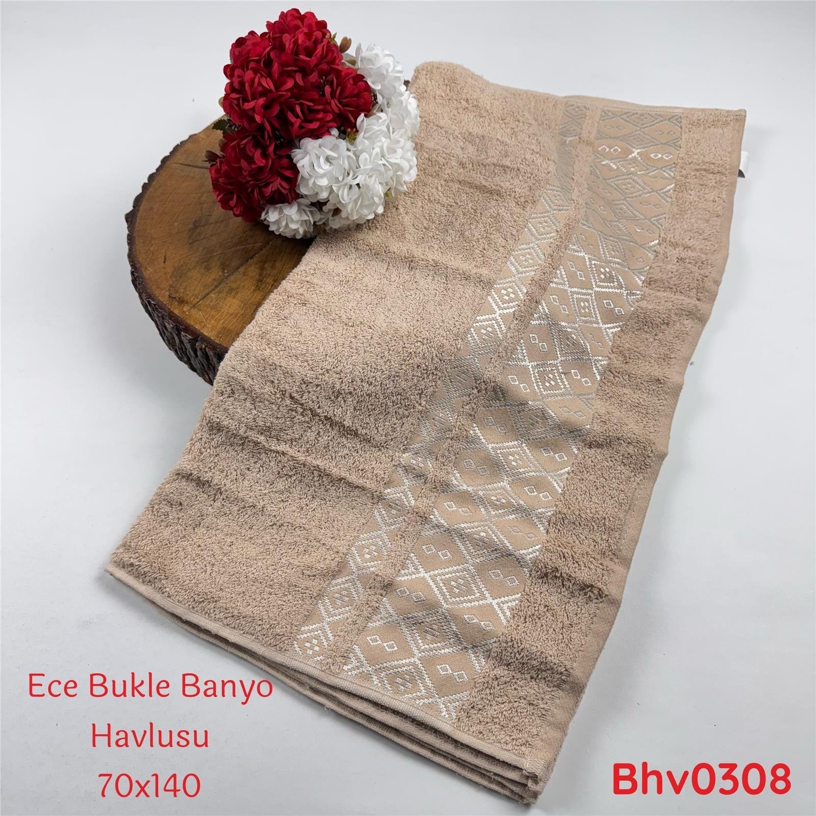 N-395 70*140 Ece Bukle Banyo Havlusu