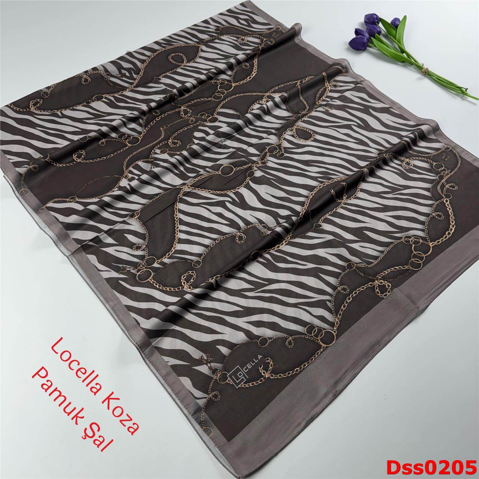 Y-119 Locella Koza Pamuk Şal