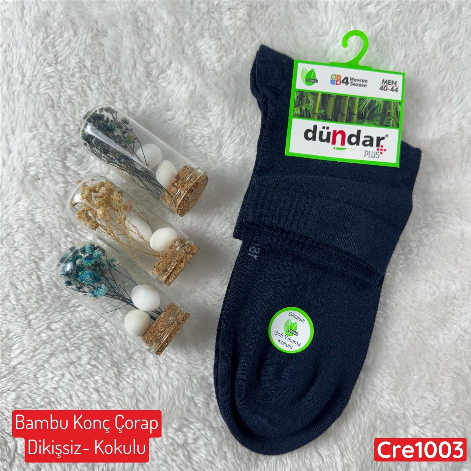 H-019 DÜNDAR Bambu Konç (Dikişsiz-Parfümlü)