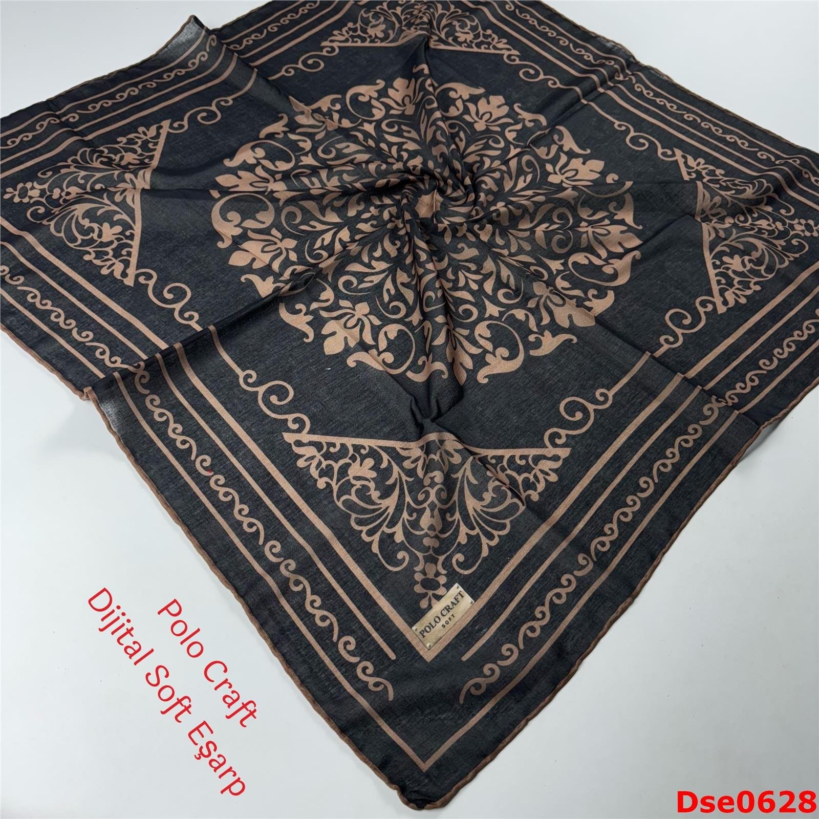 R-132 Polo Craft Dijital Soft Eşarp