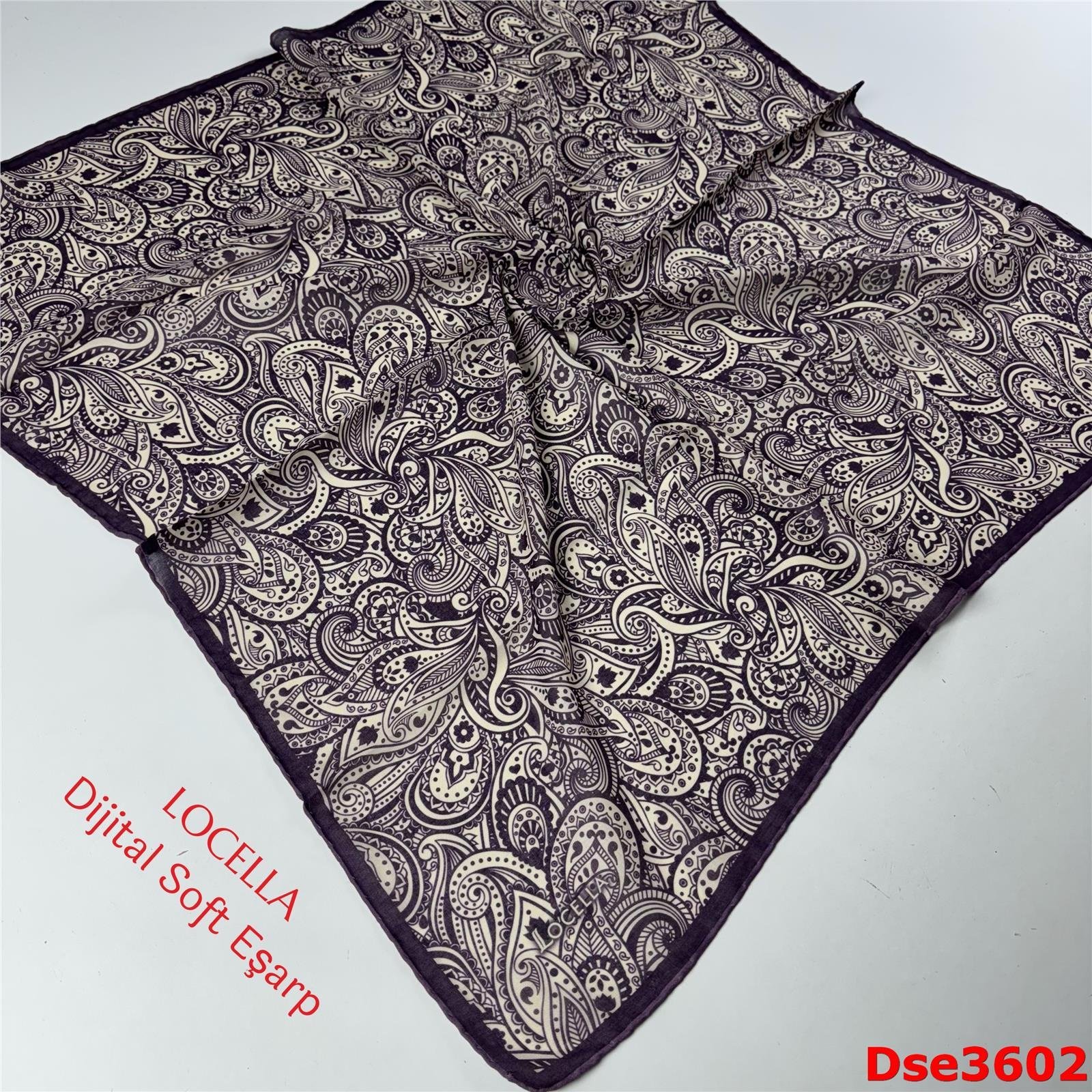 S-094 Locella El Dikişli Soft Eşarp