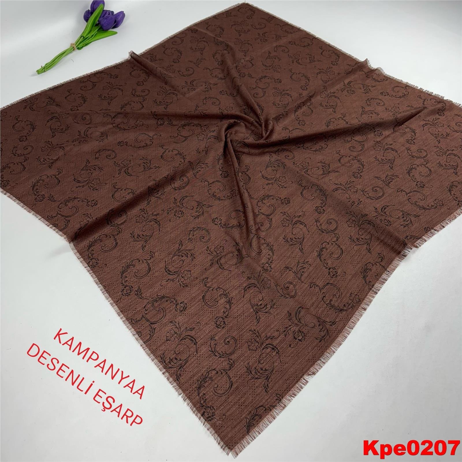 A-0203 Kampanya Desenli Eşarp