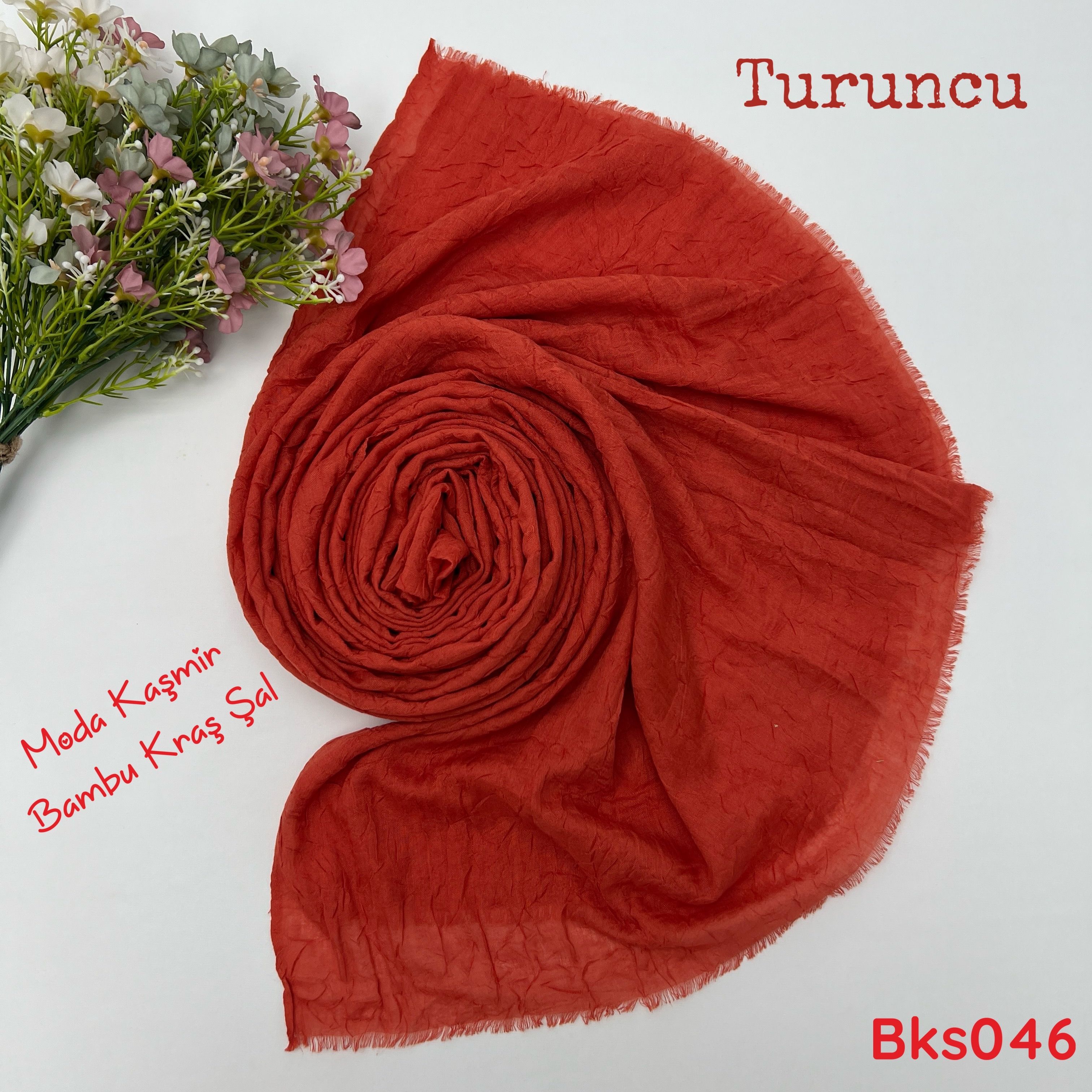 V-054 Moda Kaşmir Bambu Kraş Şal