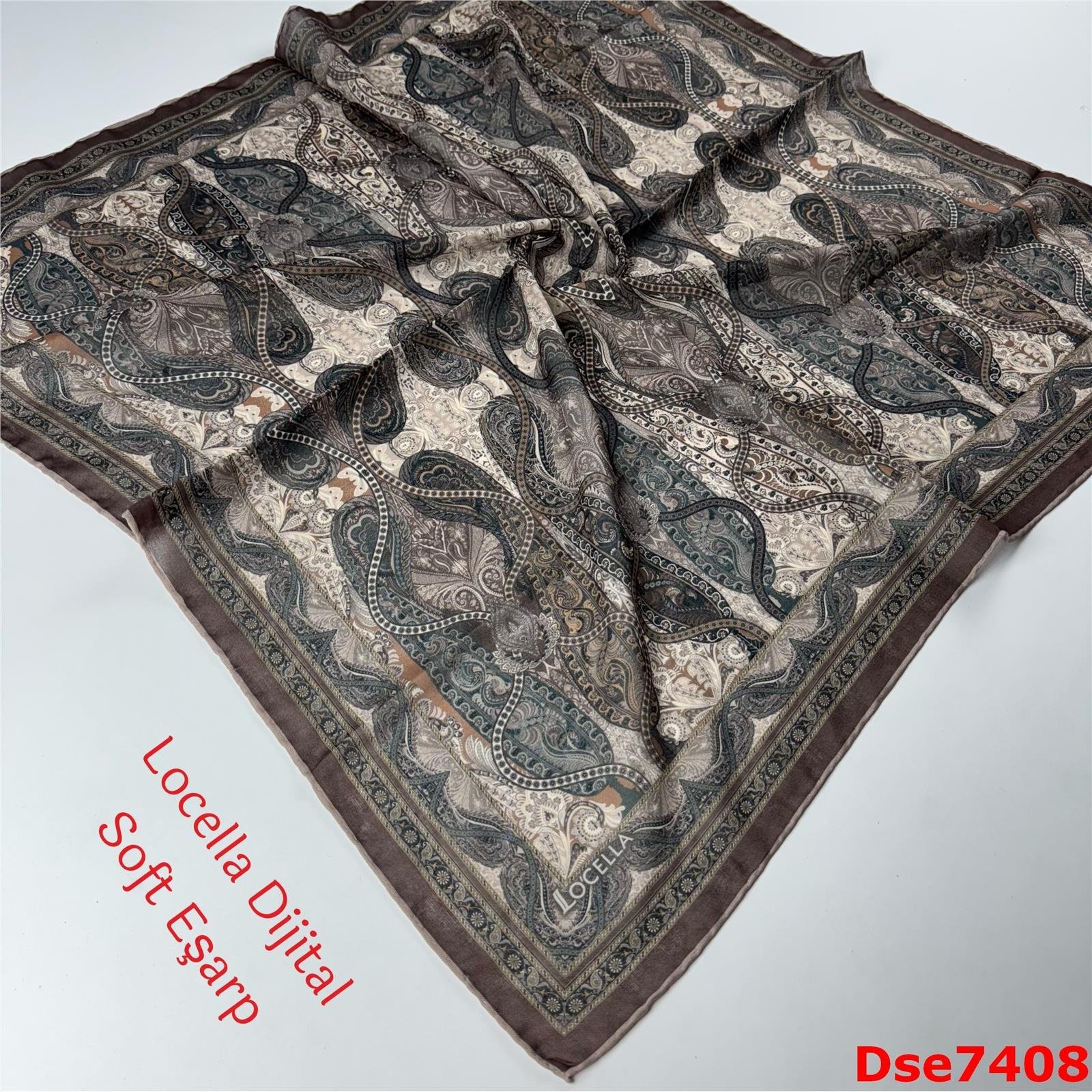 R-102 Locella El Dikişli Soft Eşarp