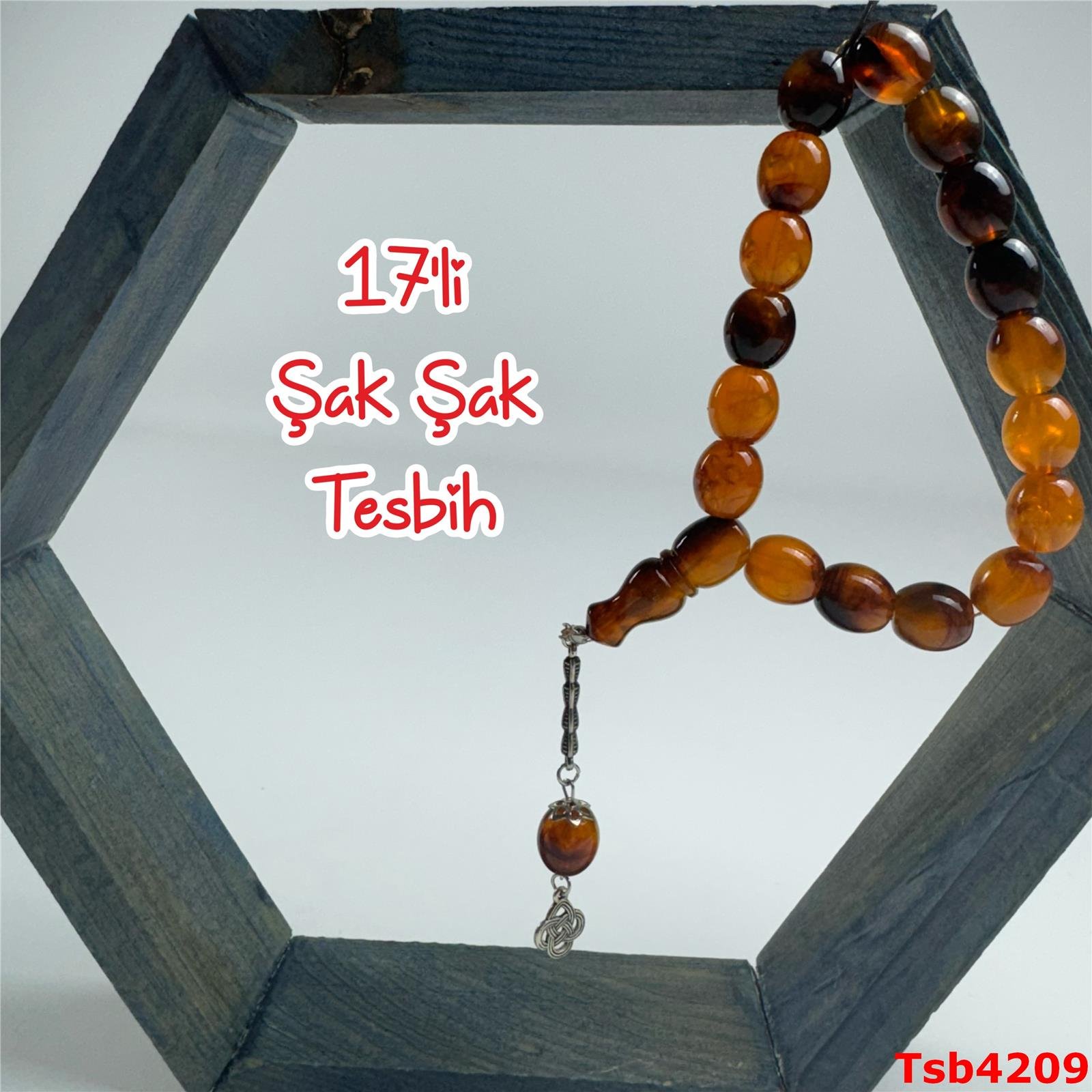 ZZ-246  17'lİ Şak Şak Erkek Tesbih