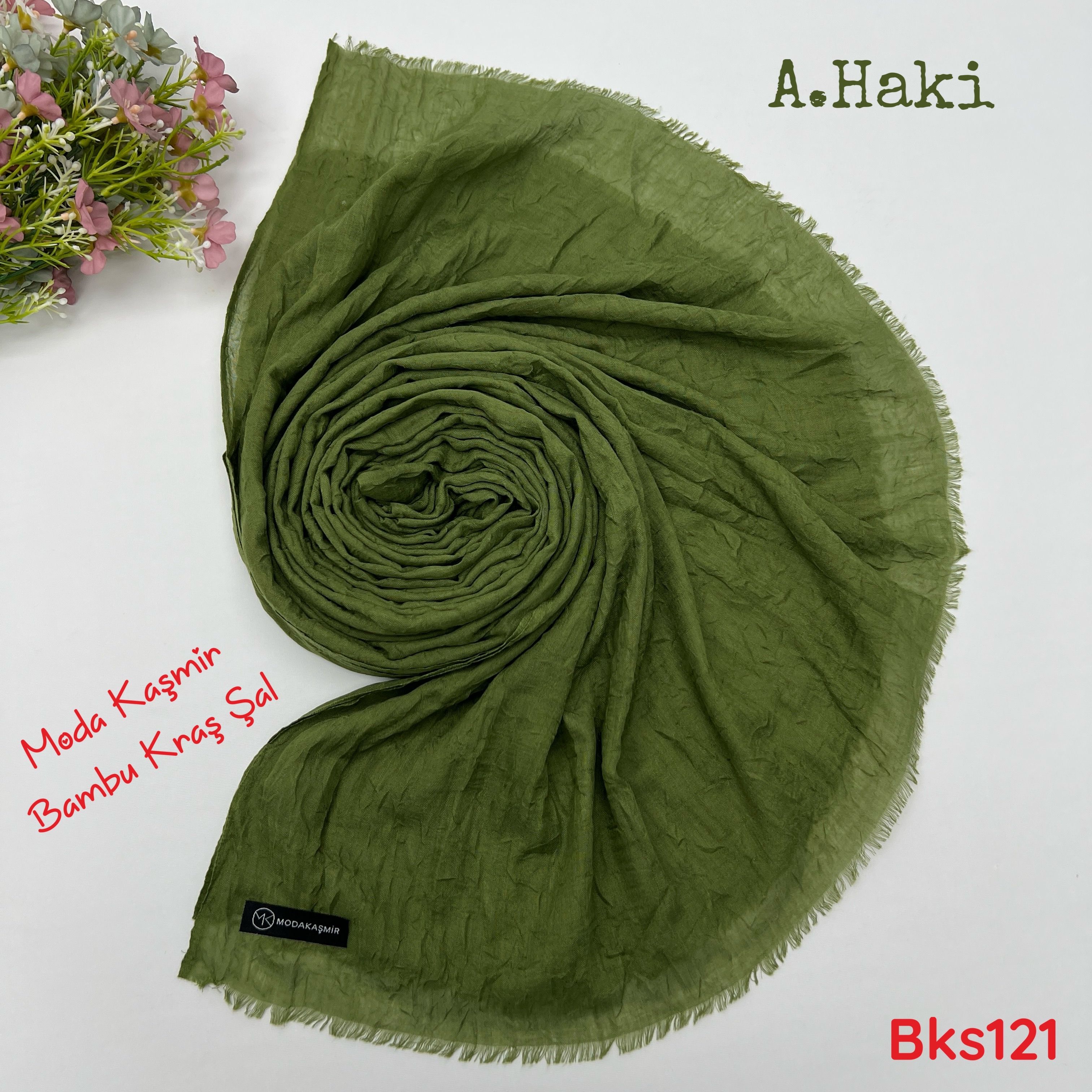 V-062 Moda Kaşmir Bambu Kraş Şal