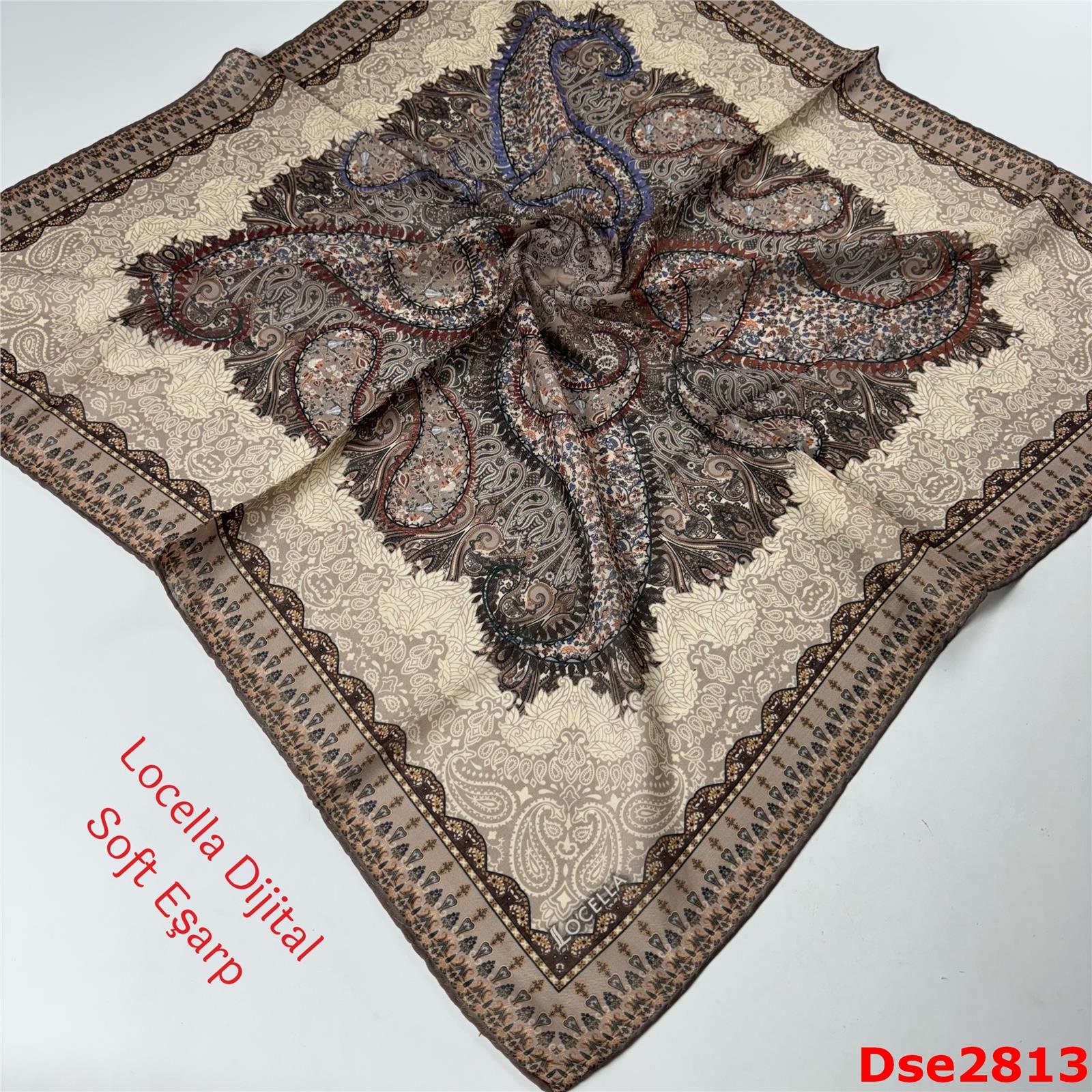 P-144 Locella El Dikişli Soft Eşarp