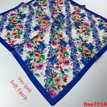S-139 Vav İpek Soft Eşarp