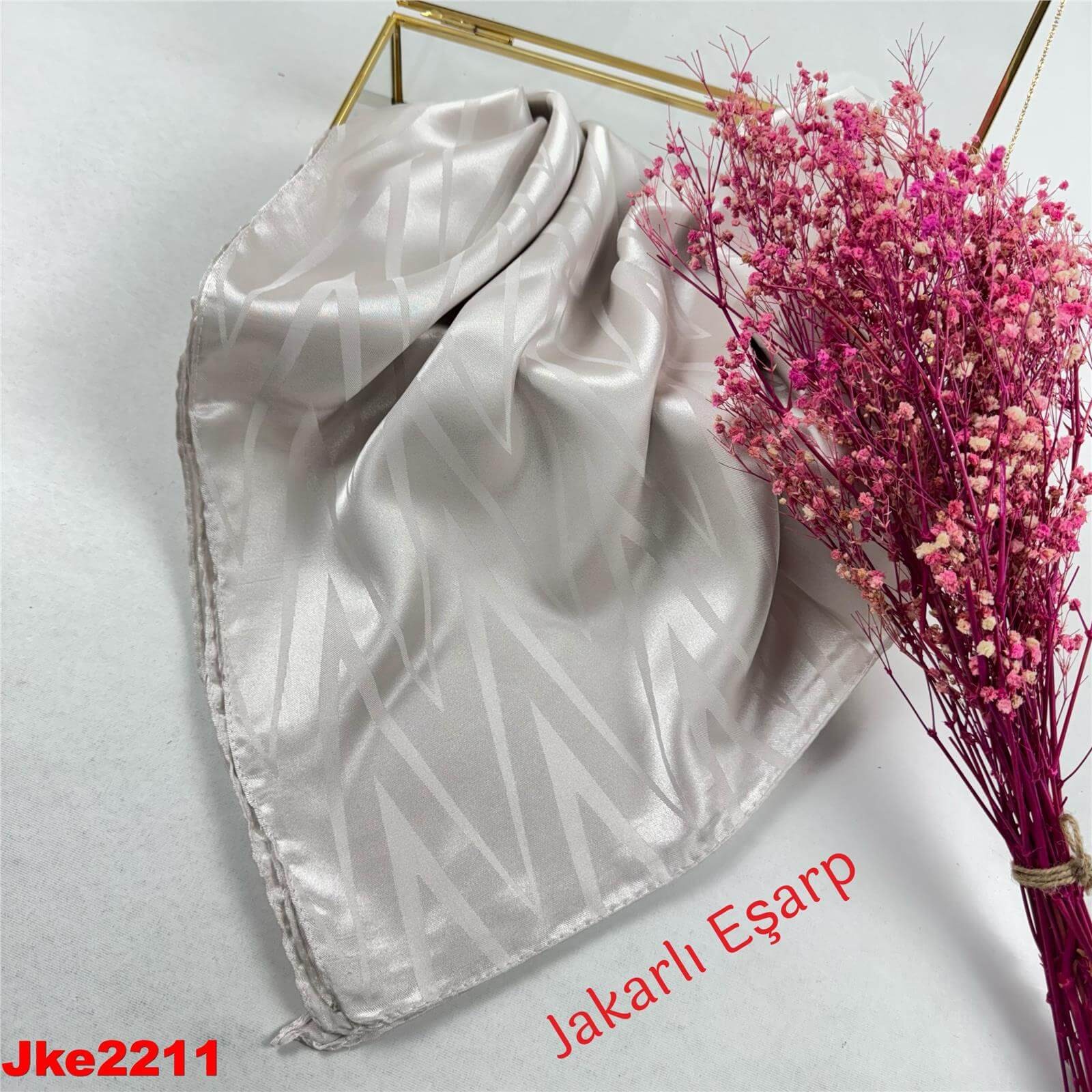 RA-060  Jakarlı İpeksi Eşarp
