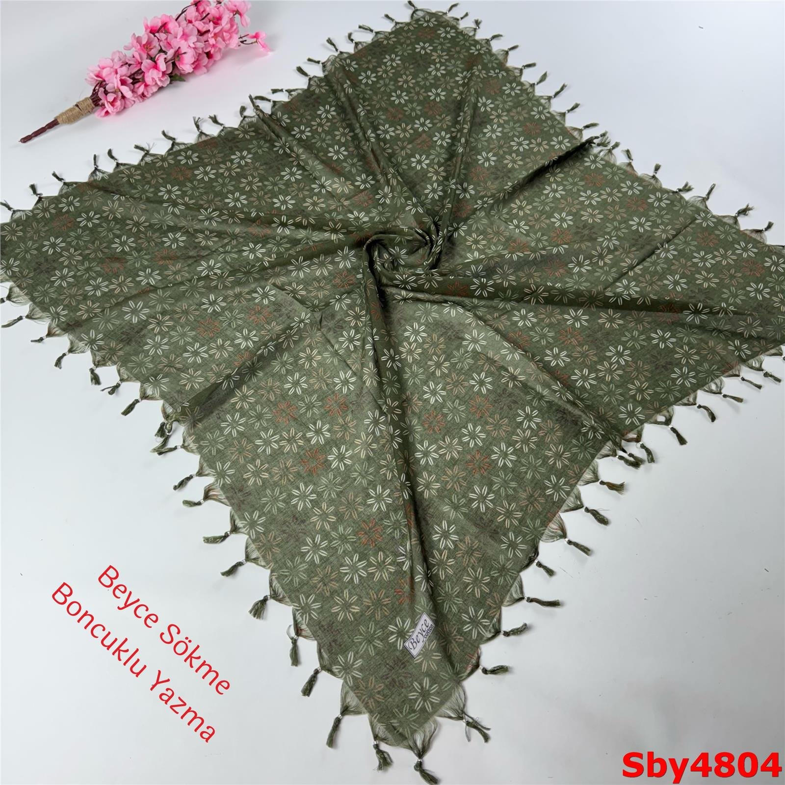 L-051 Beyce Sökme Boncuklu Yazma