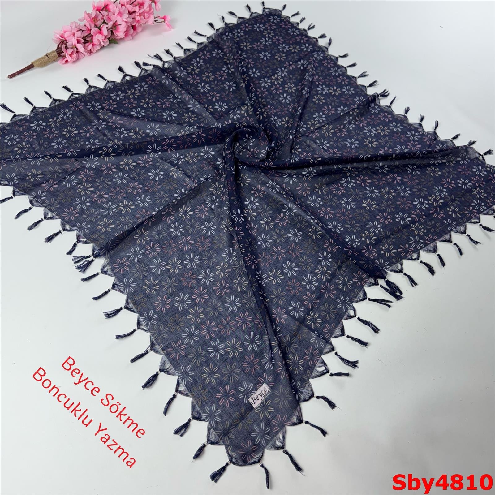 L-065 Beyce Sökme Boncuklu Yazma