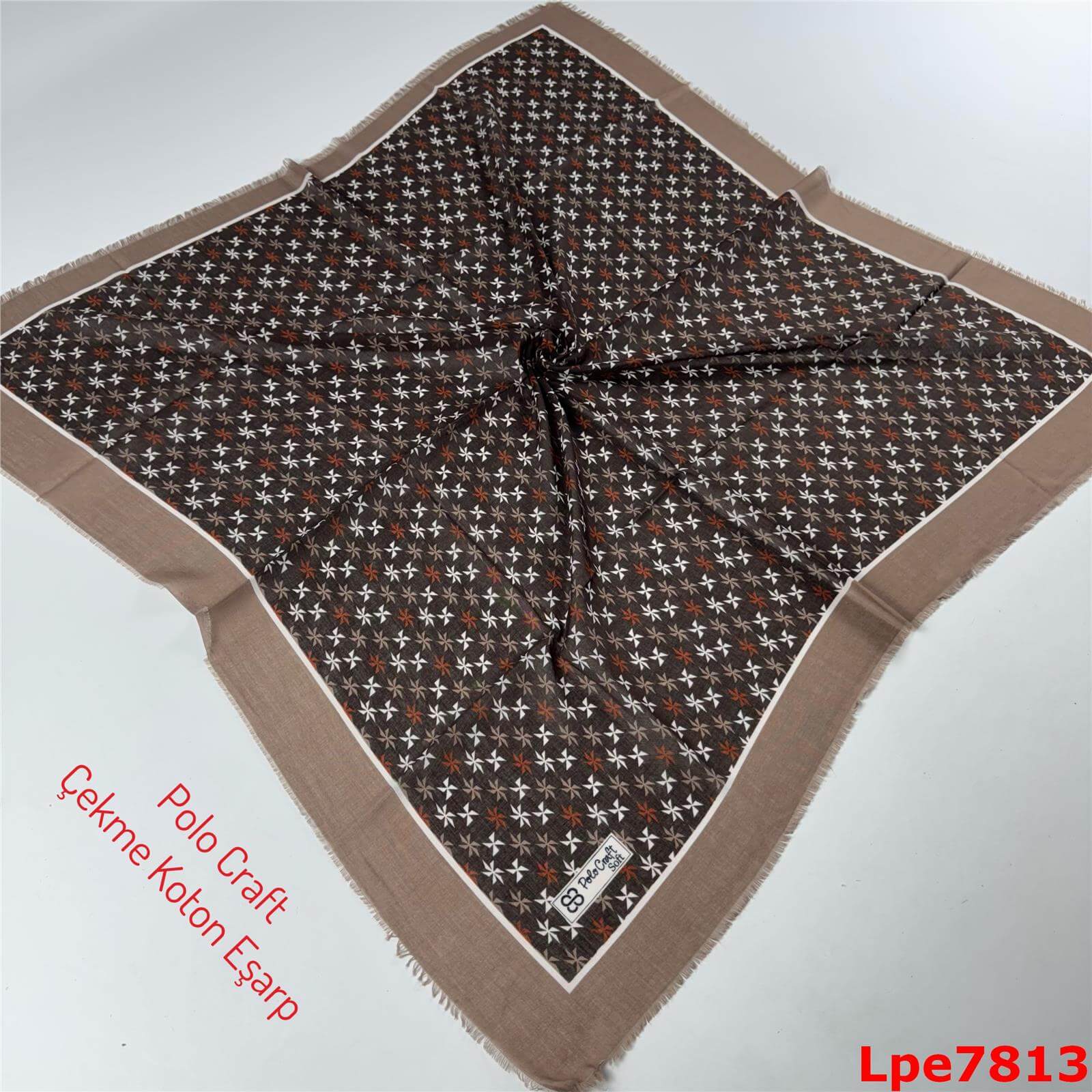 O-088 Polo Craft Çekme Coton Eşarp