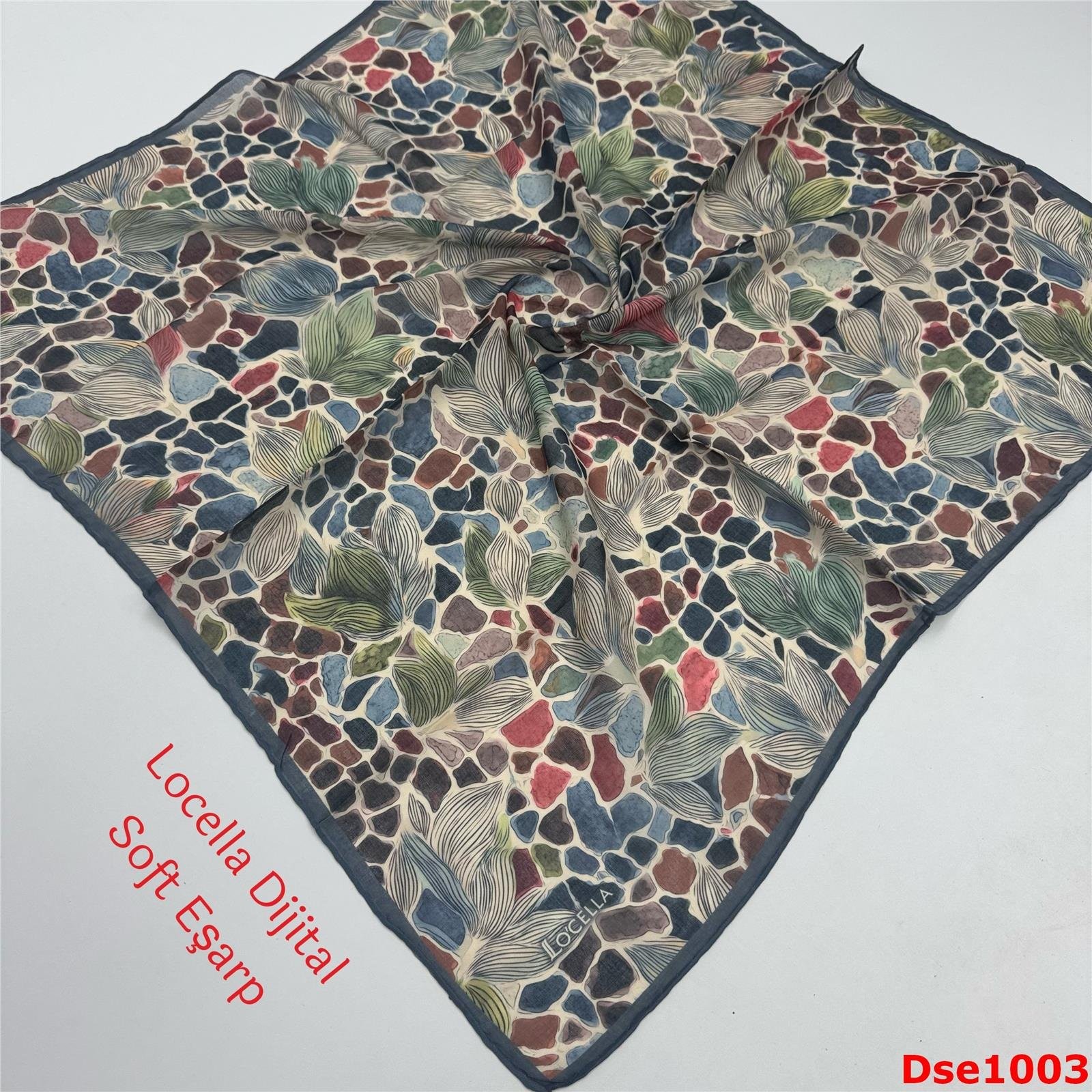 T-107 Locella El Dikişli Soft Eşarp