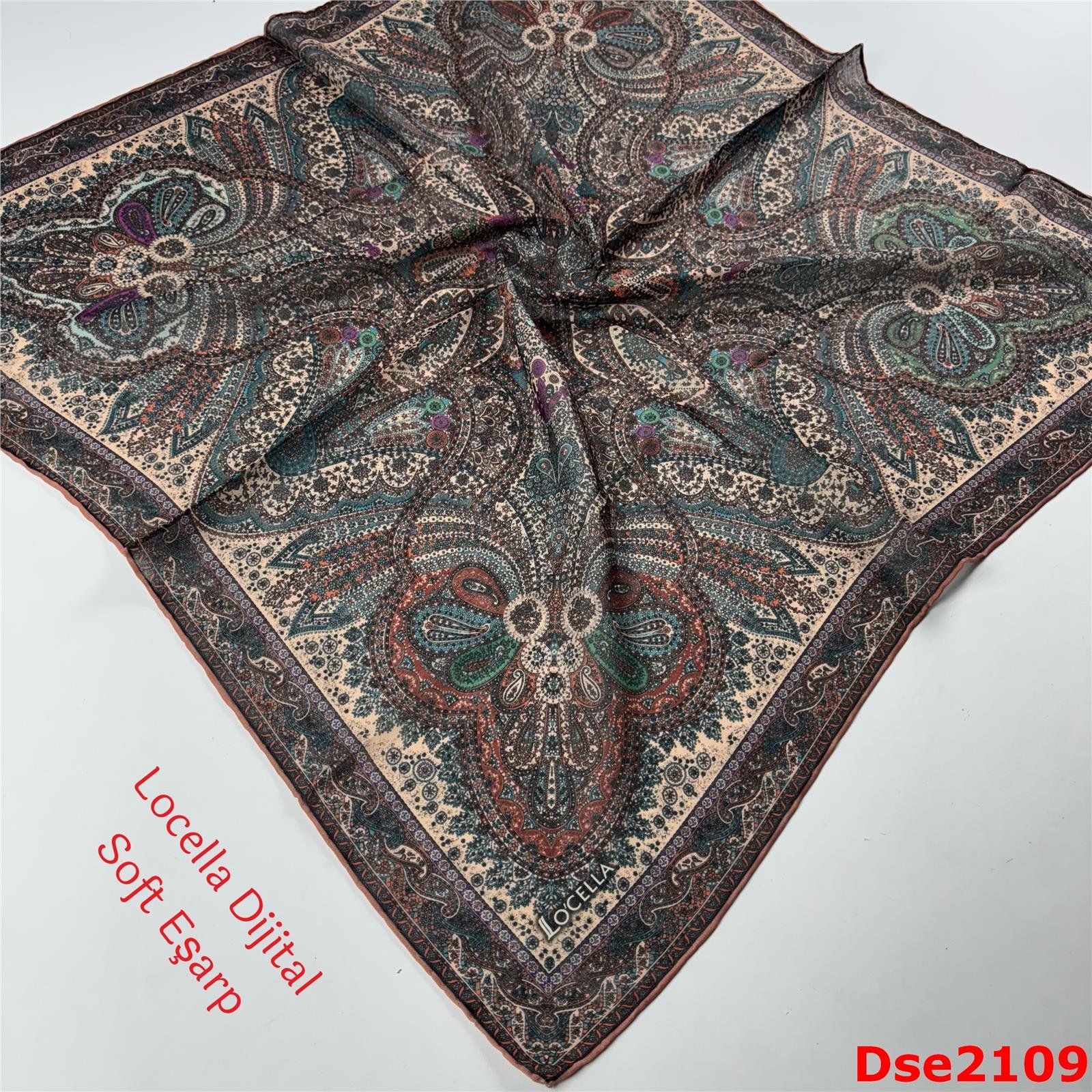 R-060 Locella El Dikişli Soft Eşarp
