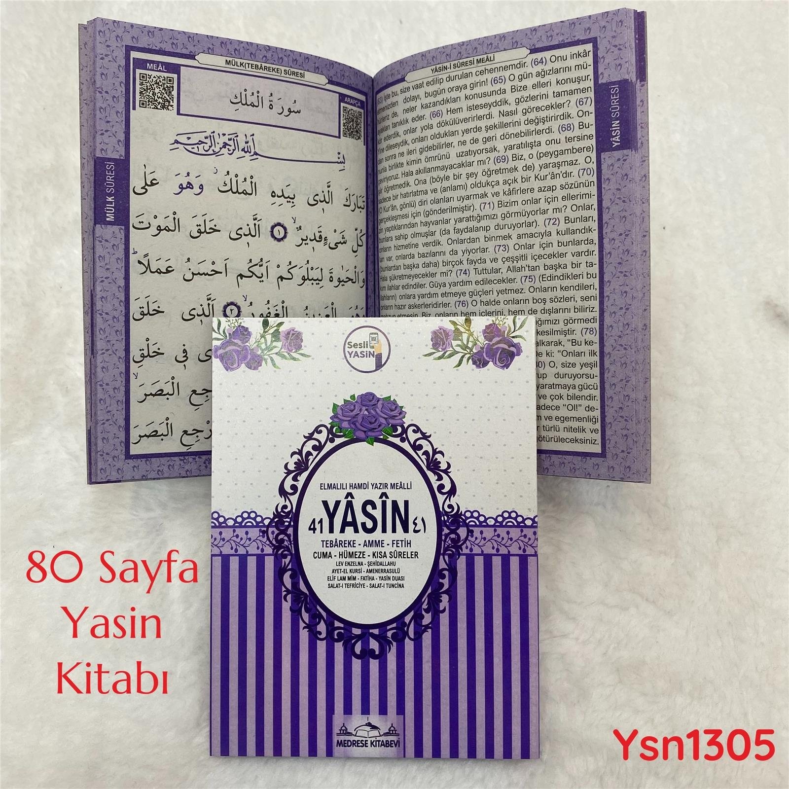 A-1599 80 Sayfa Yasin Kitabı