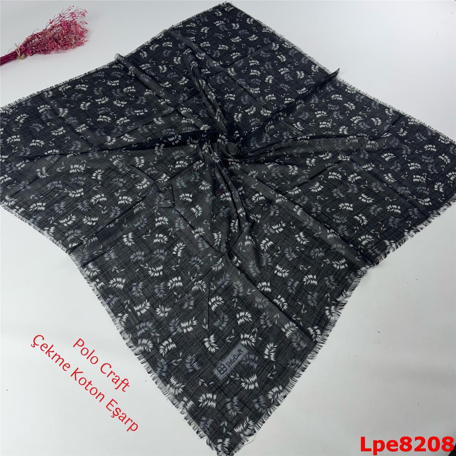 N-111  Polo Craft Çekme Coton Eşarp