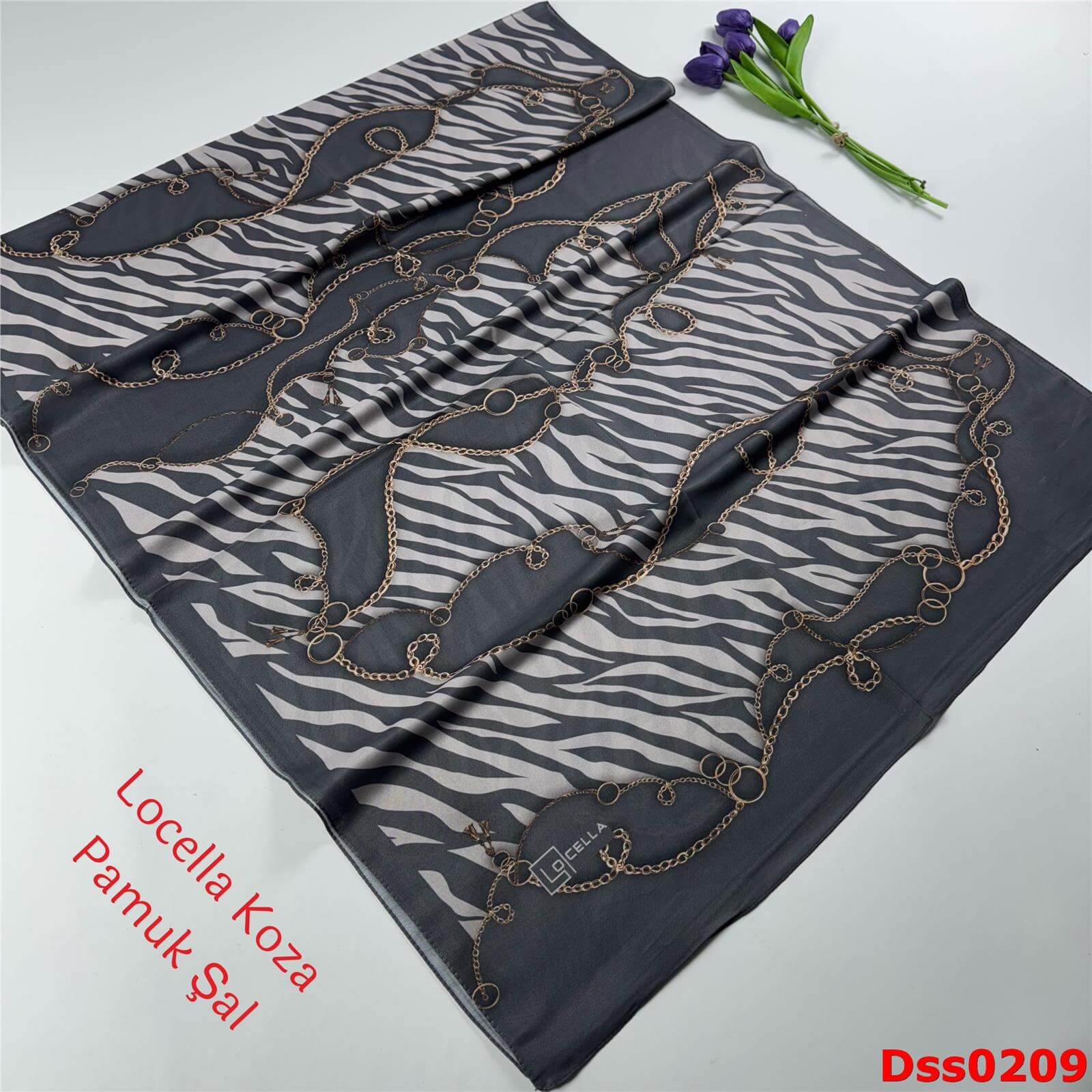 Y-125 Locella Koza Pamuk Şal