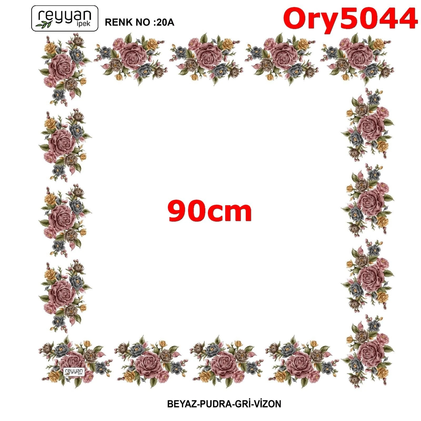 AA-081 90cm Ortası Boş Reyyan Yazma