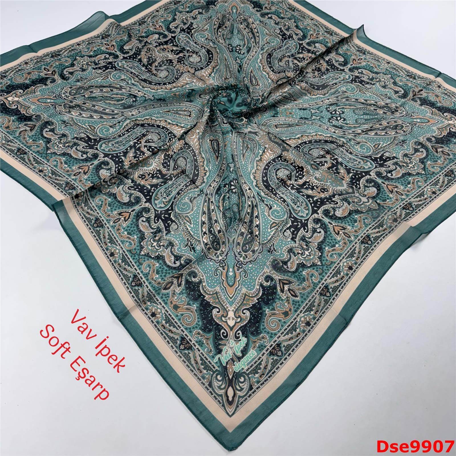 P-114 Vav İpek Soft Eşarp