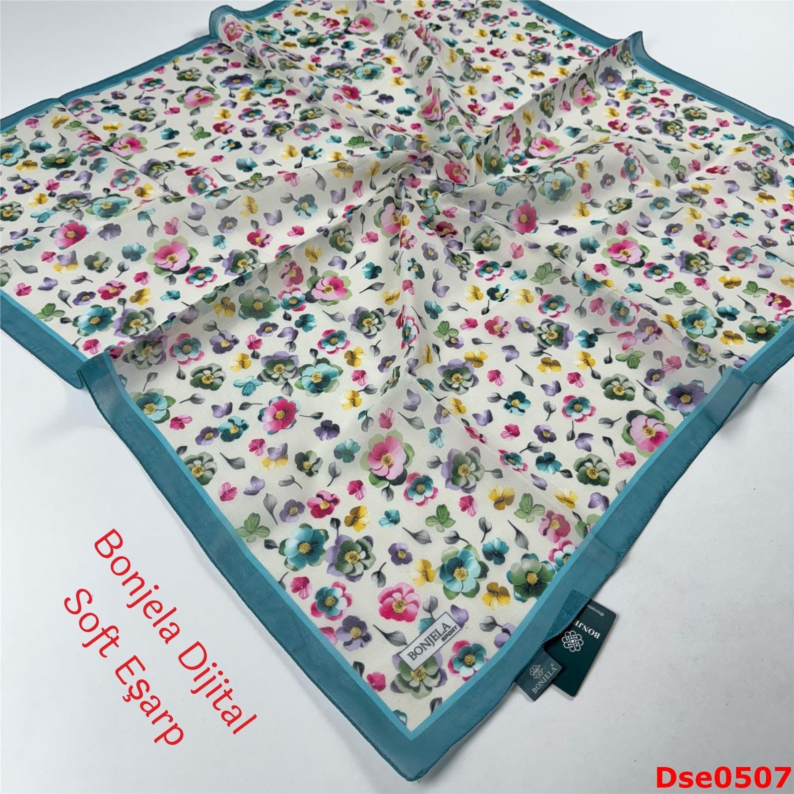 L-060 Bonjela Dijital Soft Eşarp