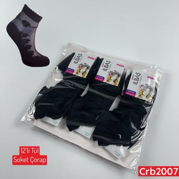 ZV-301 Tül Soket Çorap 12 ADET