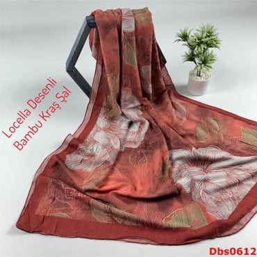 ZC-120 Locella Desenli Bambu Kraş Şal
