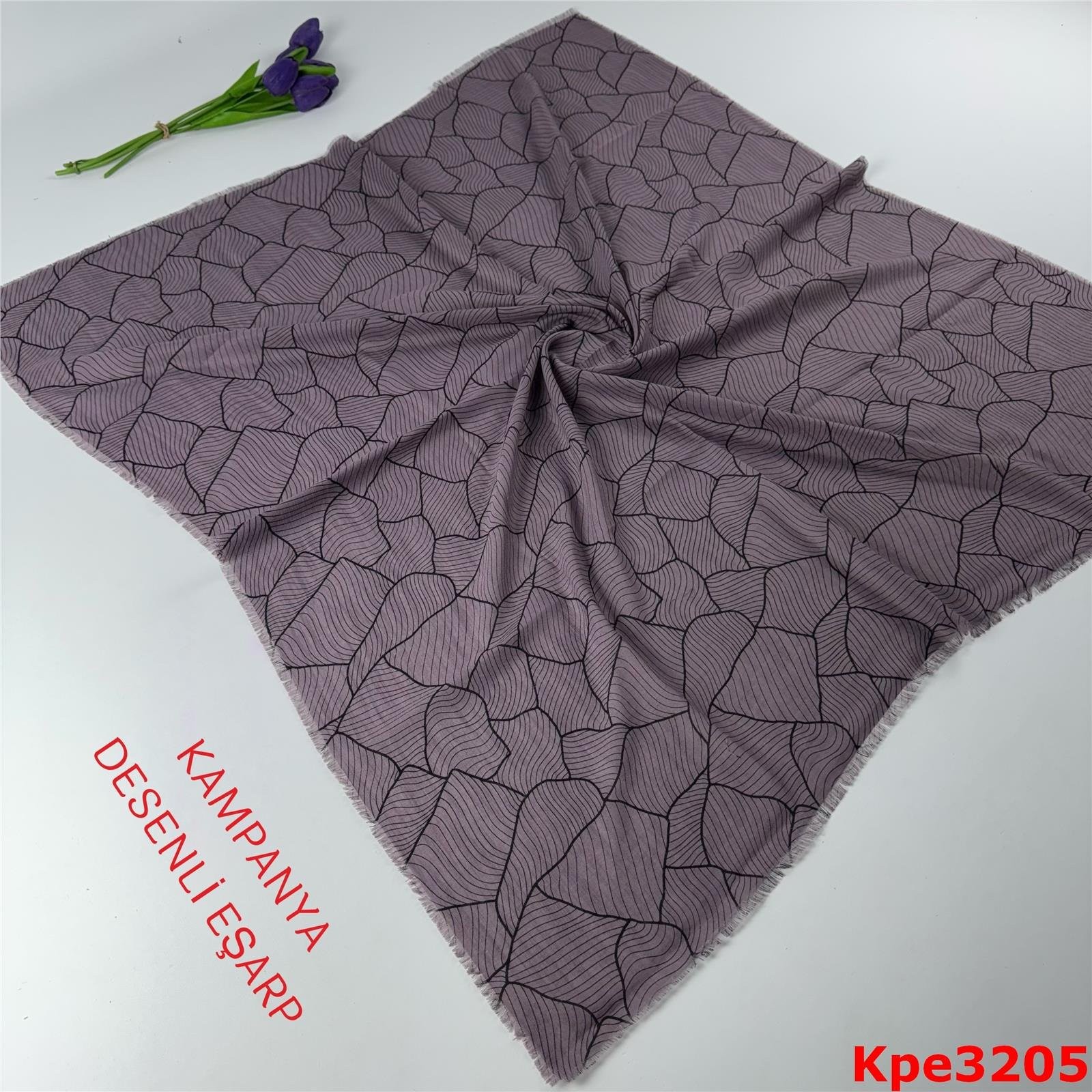 ZK-027 Kampanya Desenli Eşarp