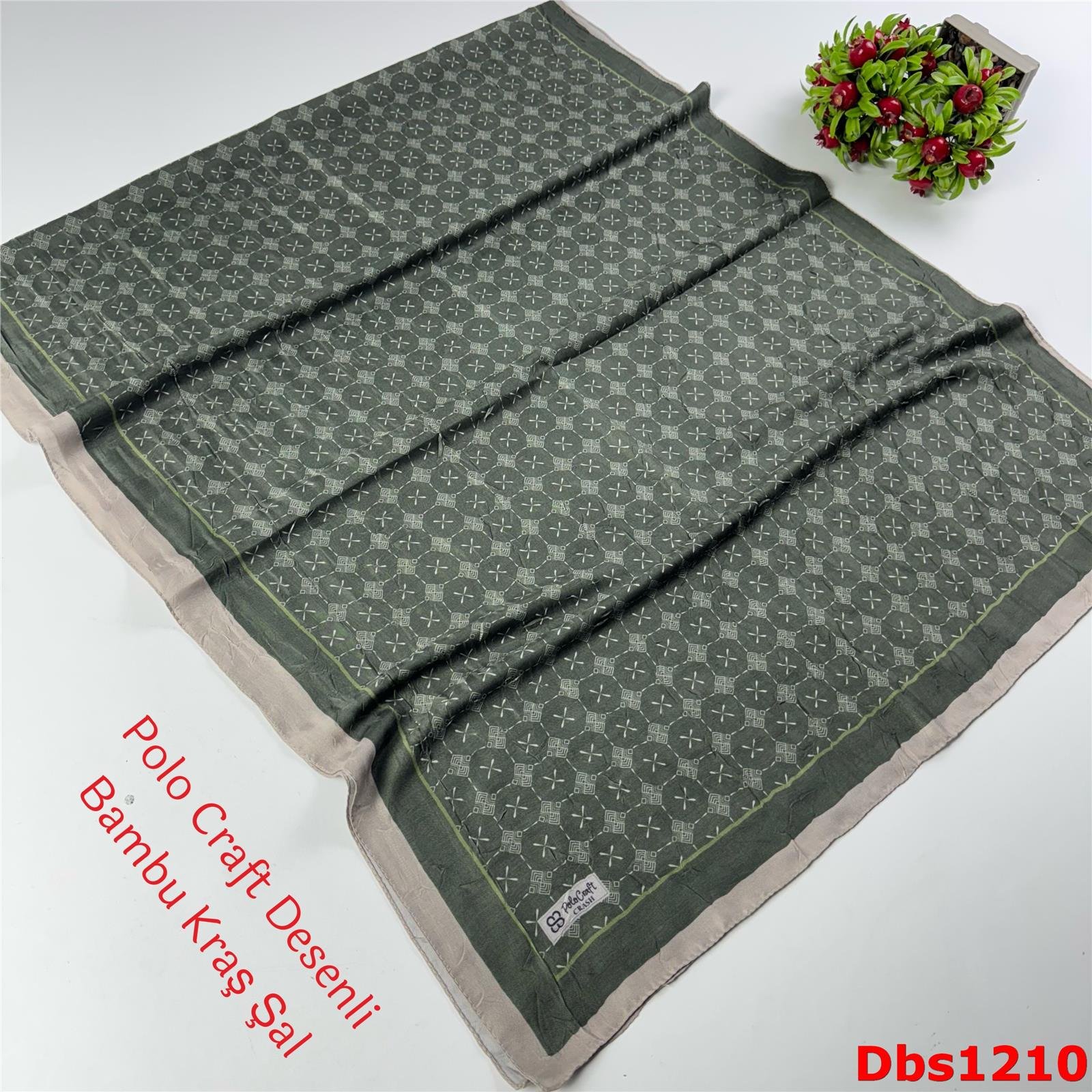ZA-029 Polo Craft Desenli Bambu Kraş Şal