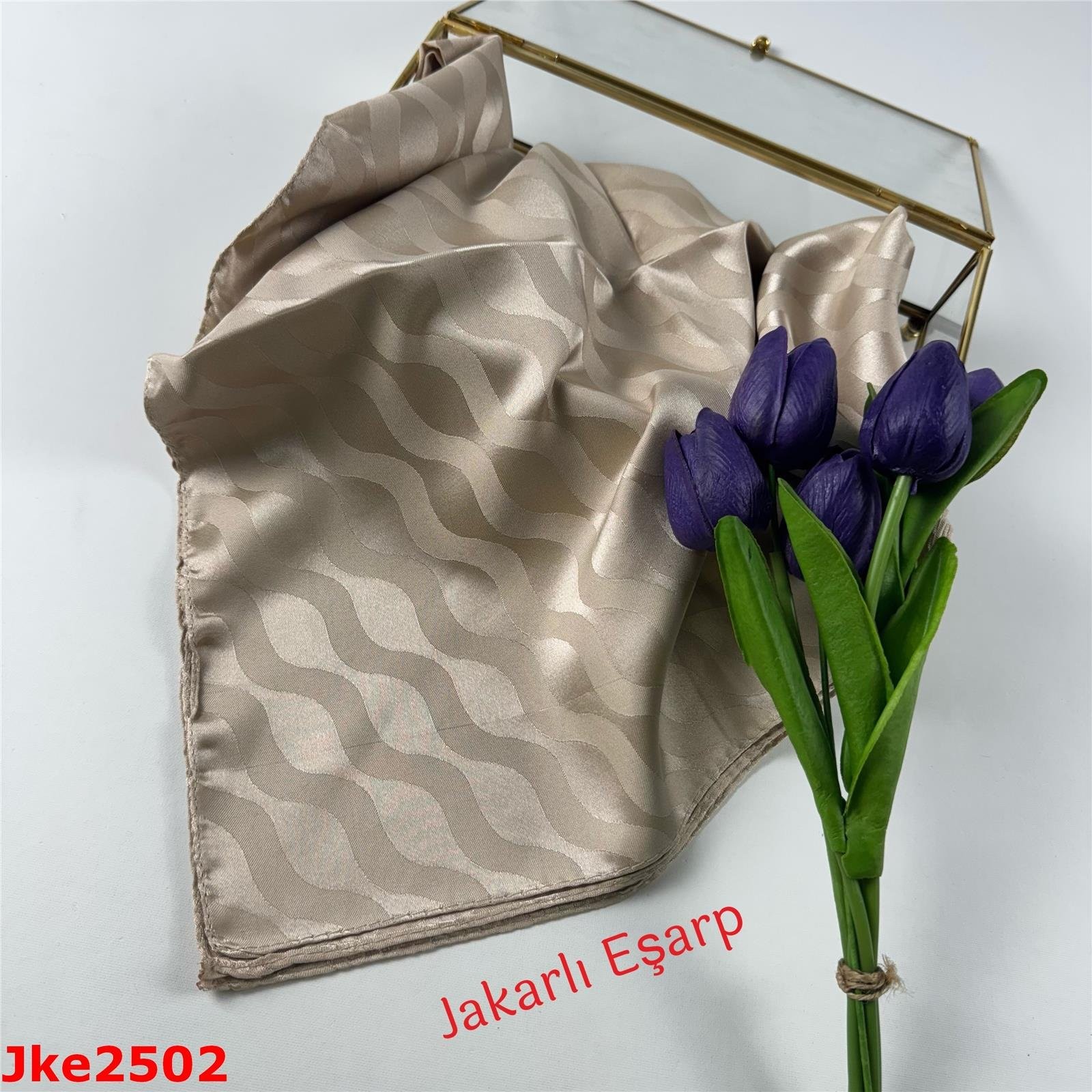 RA-095 Jakarlı İpeksi Eşarp