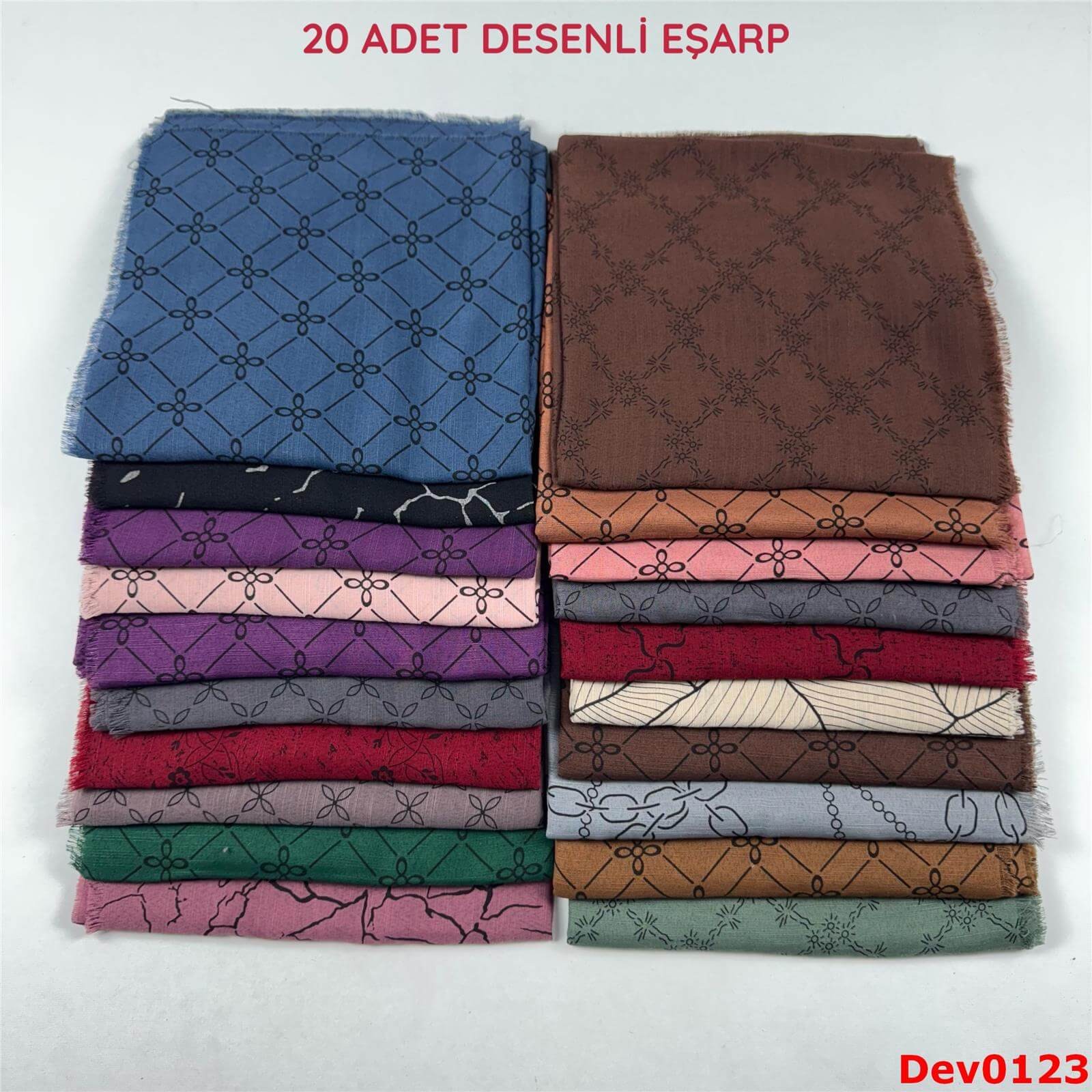 KAMPANYA.. 20 Adet Desenli Eşarp