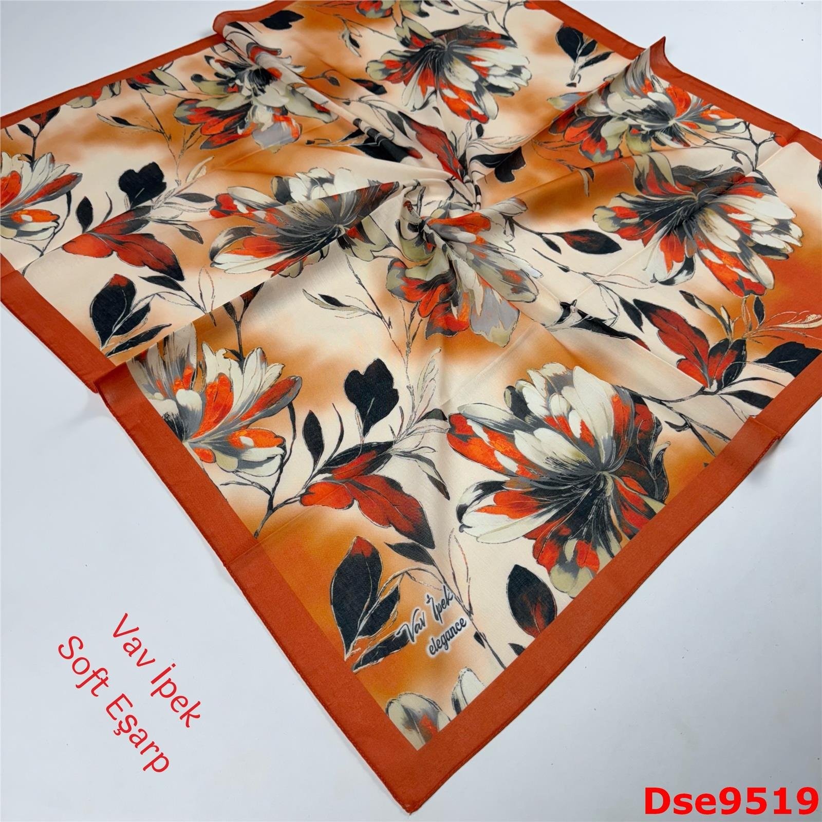 R-127 Vav İpek Soft Eşarp