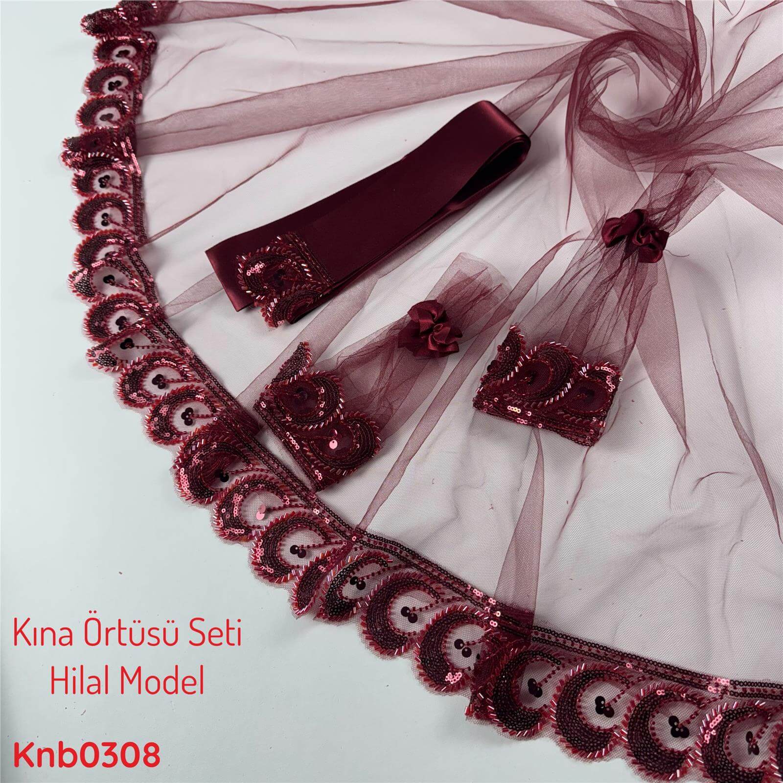 ZN-236 Kına Örtü Seti Hilal Model