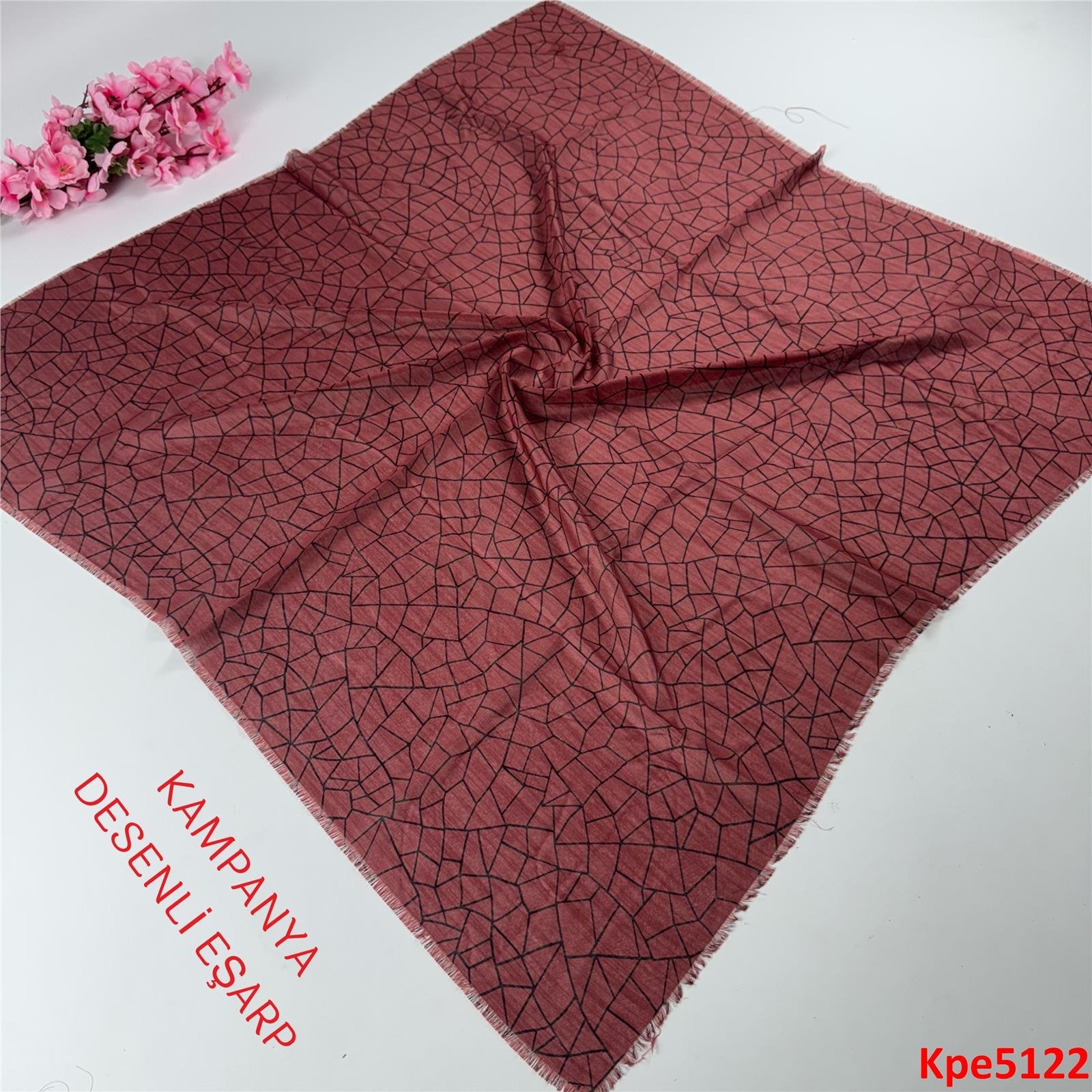 ZK-076 Kampanya Desenli Eşarp