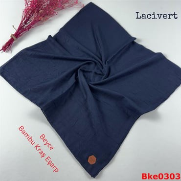 T-075 Beyce Bambu Kraş Eşarp