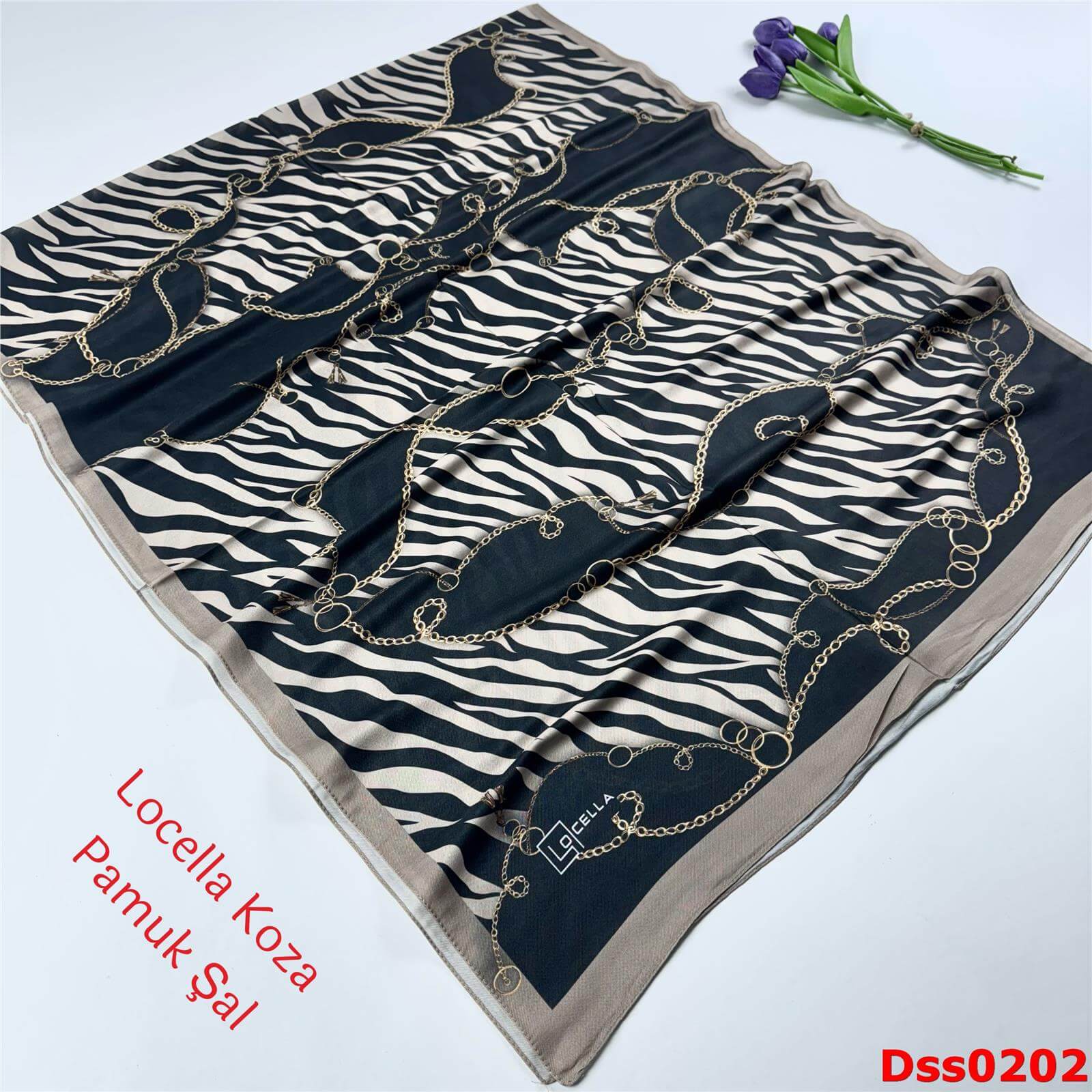 Y-114 Locella Koza Pamuk Şal