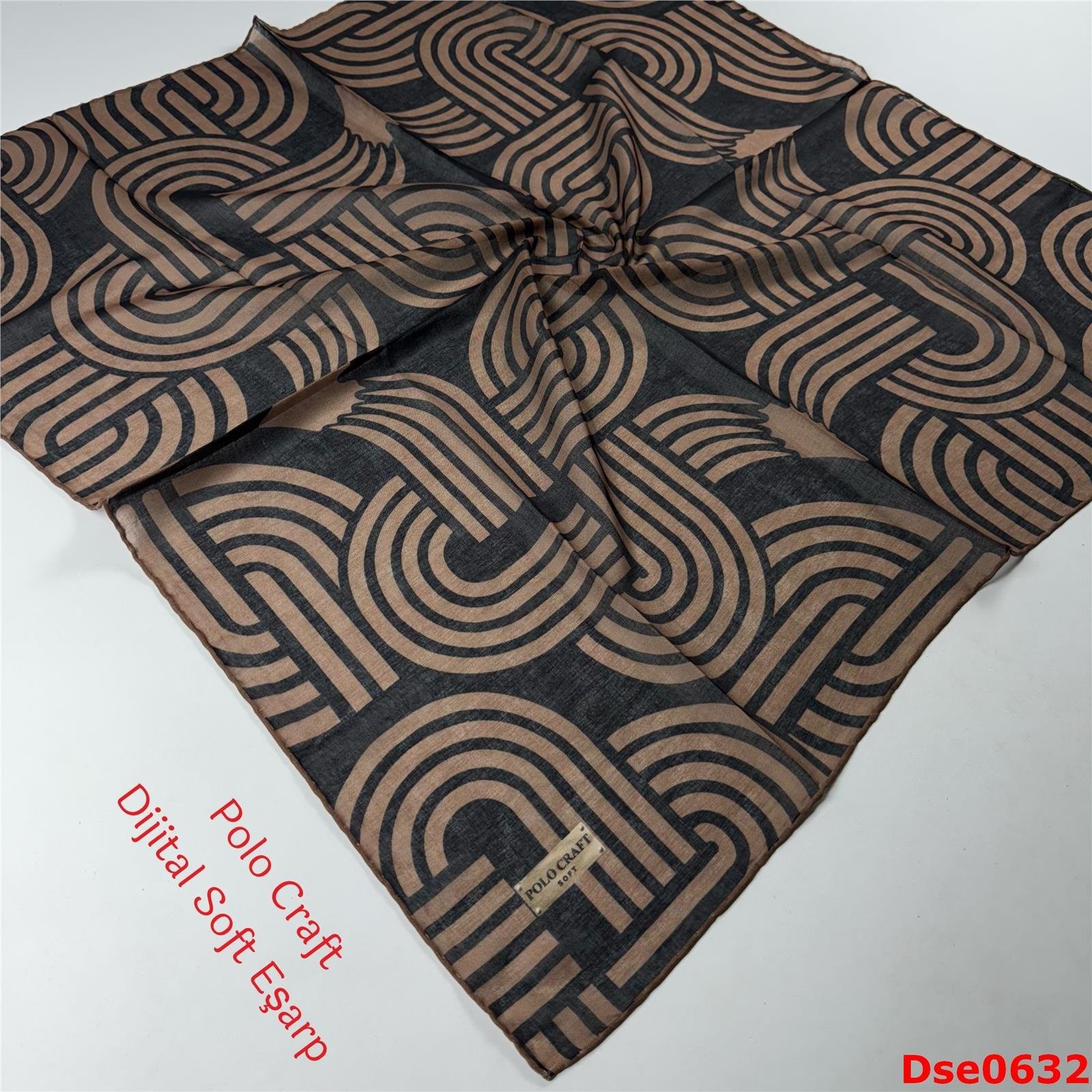 R-137 Polo Craft Dijital Soft Eşarp