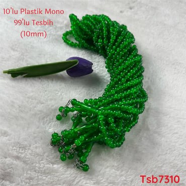 ZZ-031 Plastik Mono 99lu Tesbih(10mm)
