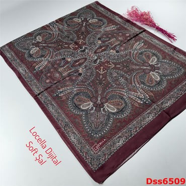 ZA-078 Locella Desenli Soft Şal