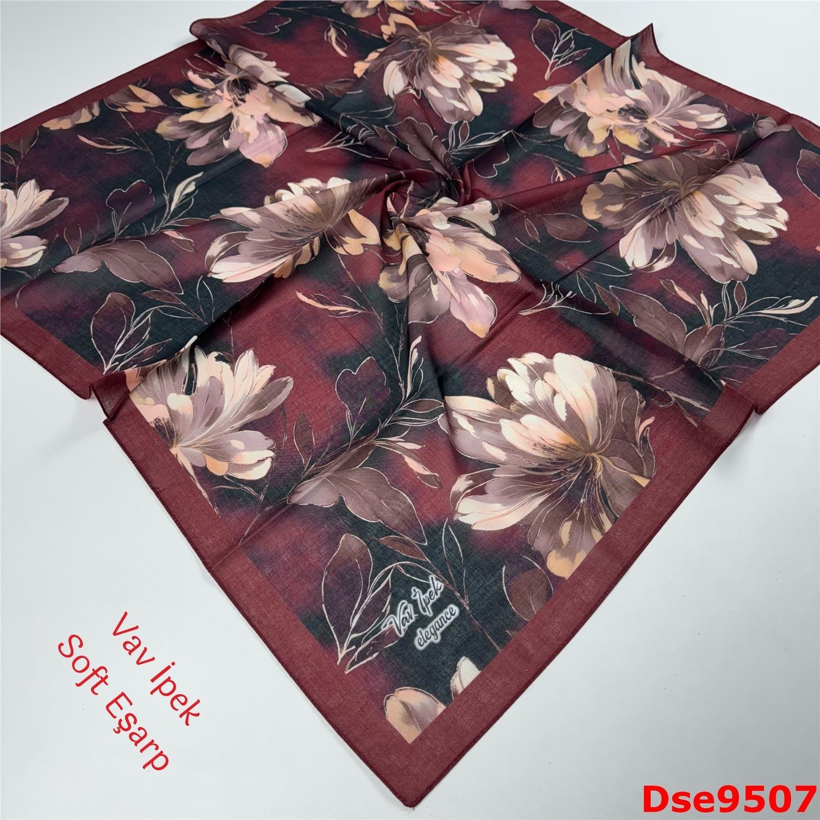 R-103 Vav İpek Soft Eşarp