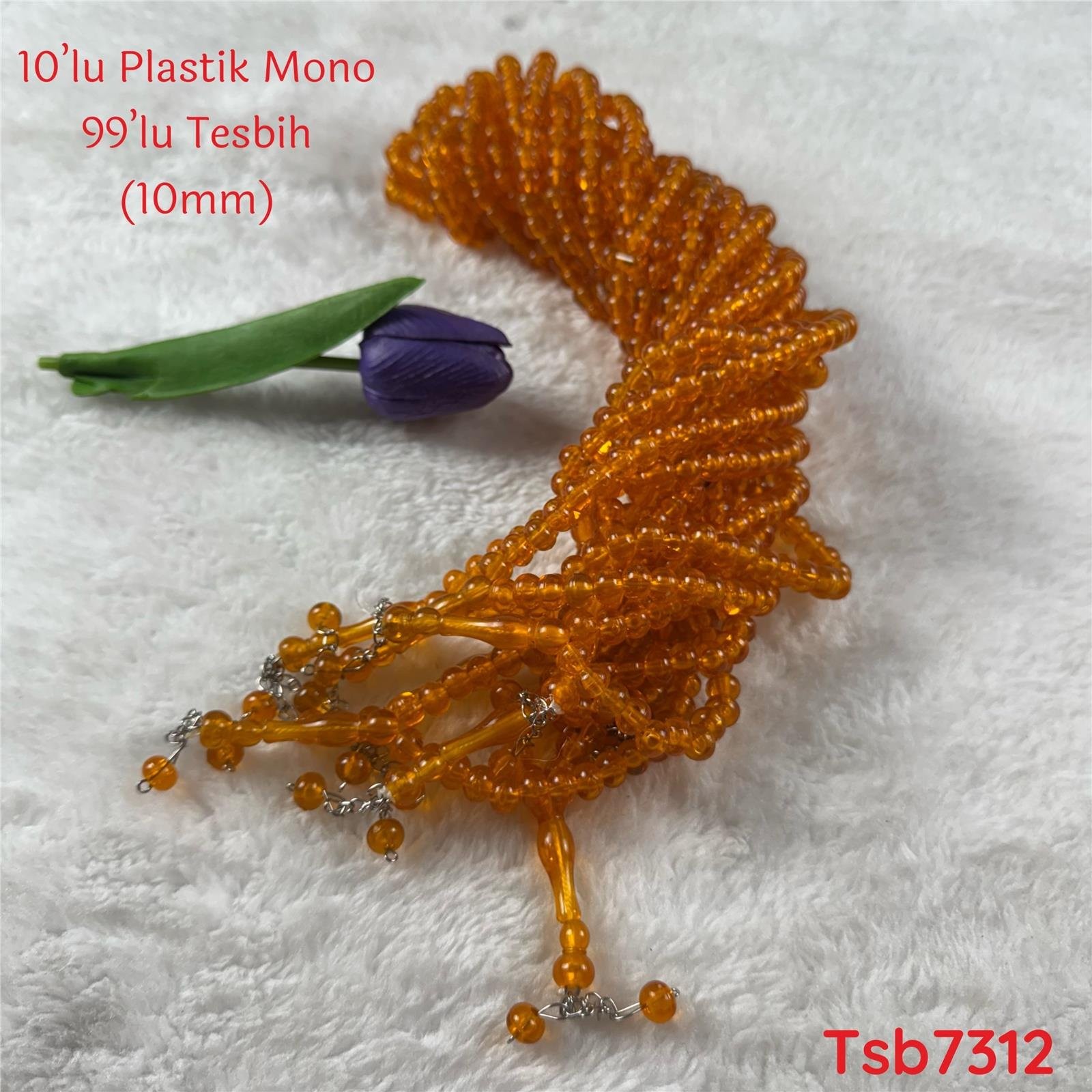 ZZ-025 Plastik Mono 99lu Tesbih(10mm)