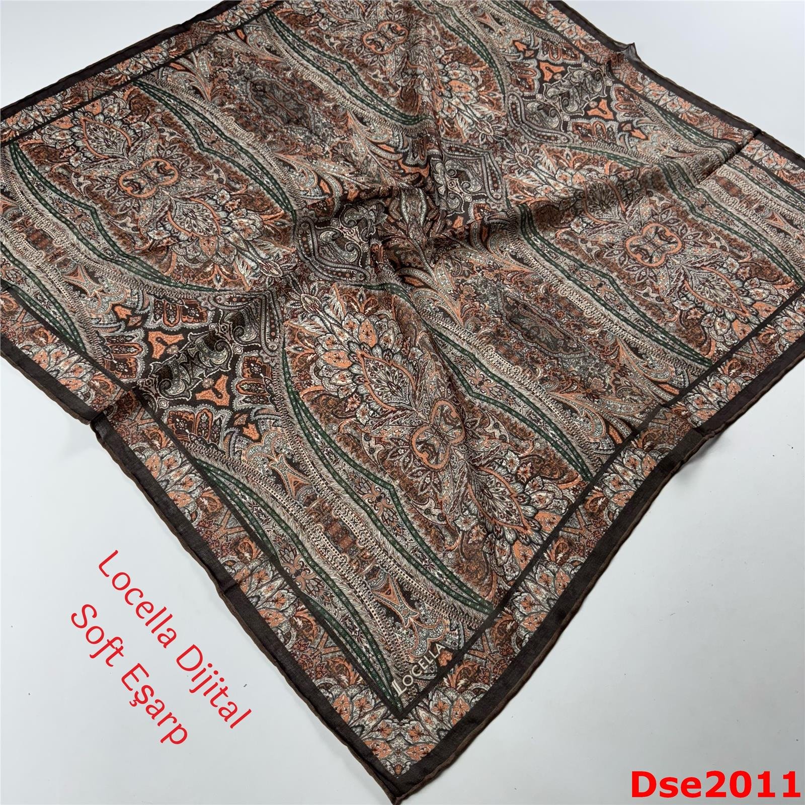 R-029 Locella El Dikişli Soft Eşarp