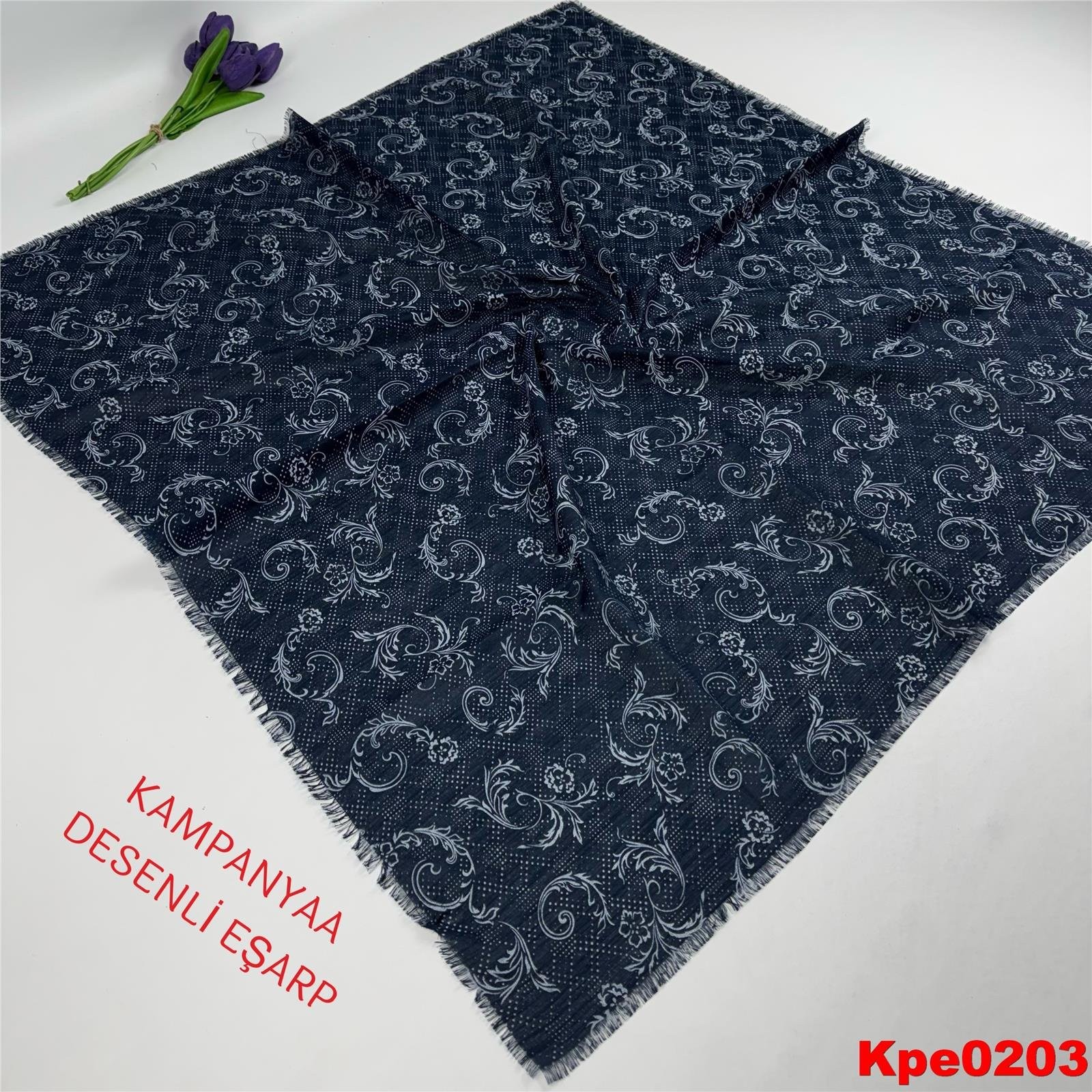 A-0188 Kampanya Desenli Eşarp