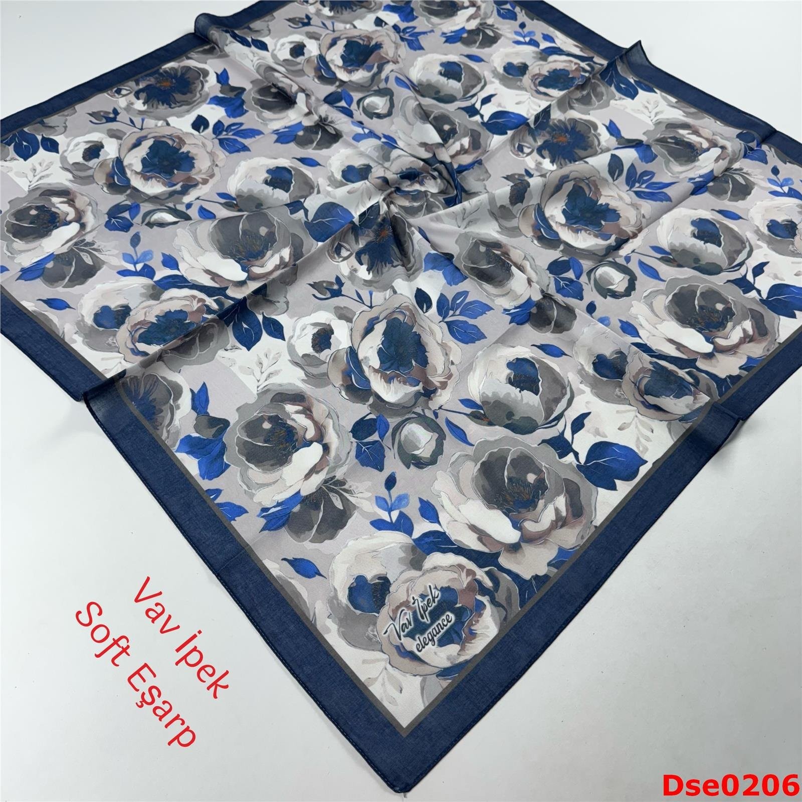 R-035 Vav İpek Soft Eşarp