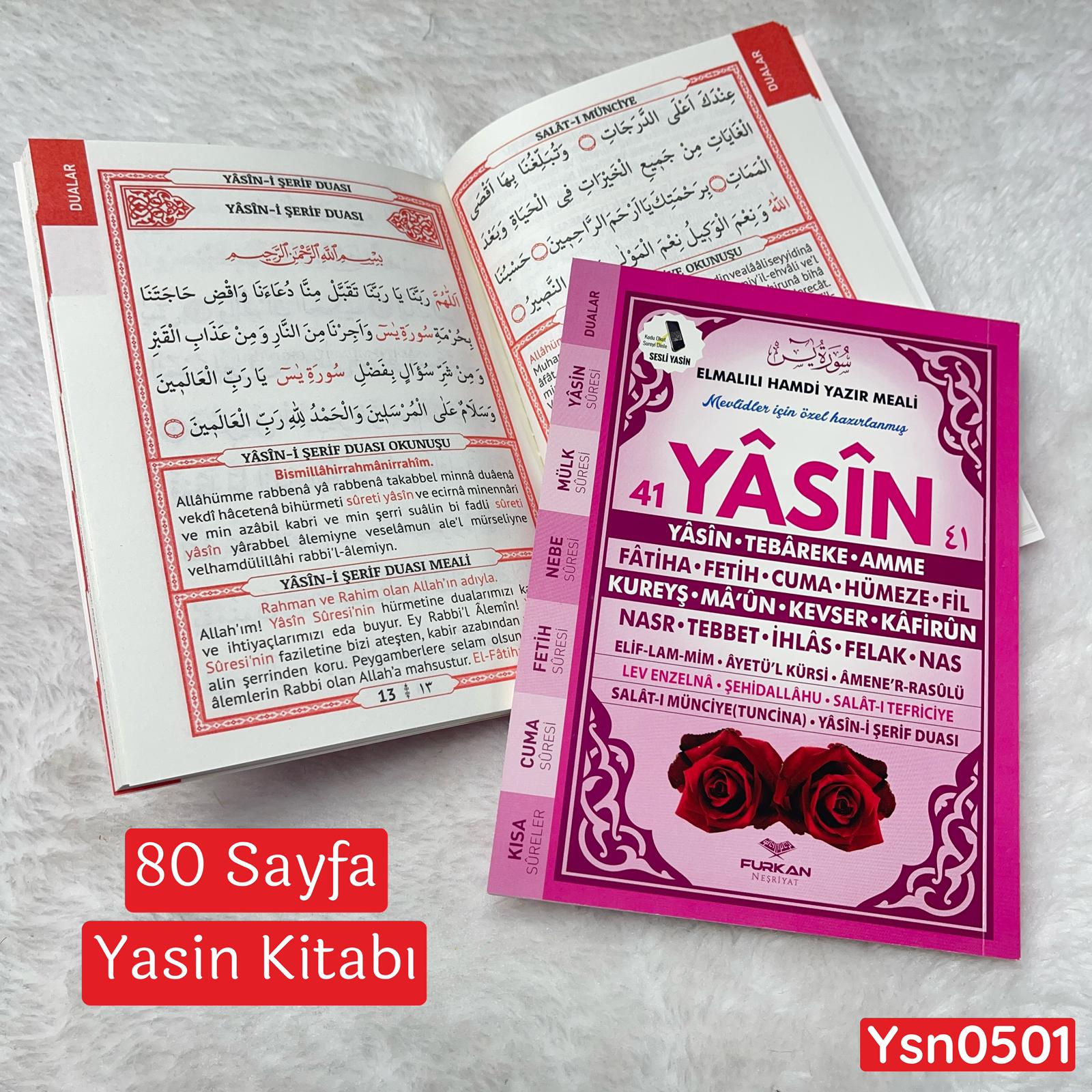 ZN-174 80 Sayfa Yasin Kitabı