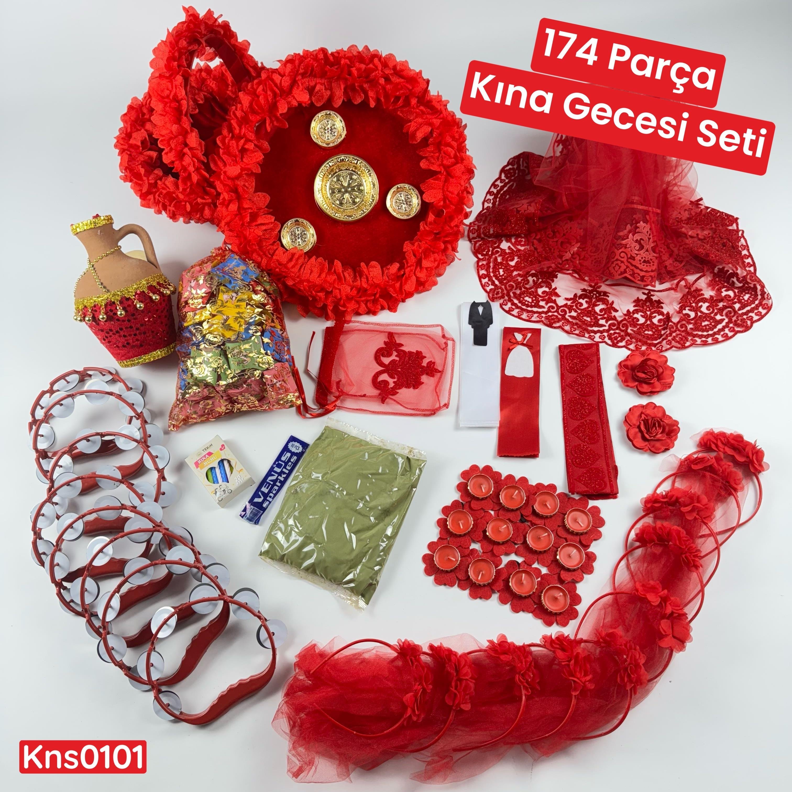 174 Parça Kına Gecesi Seti