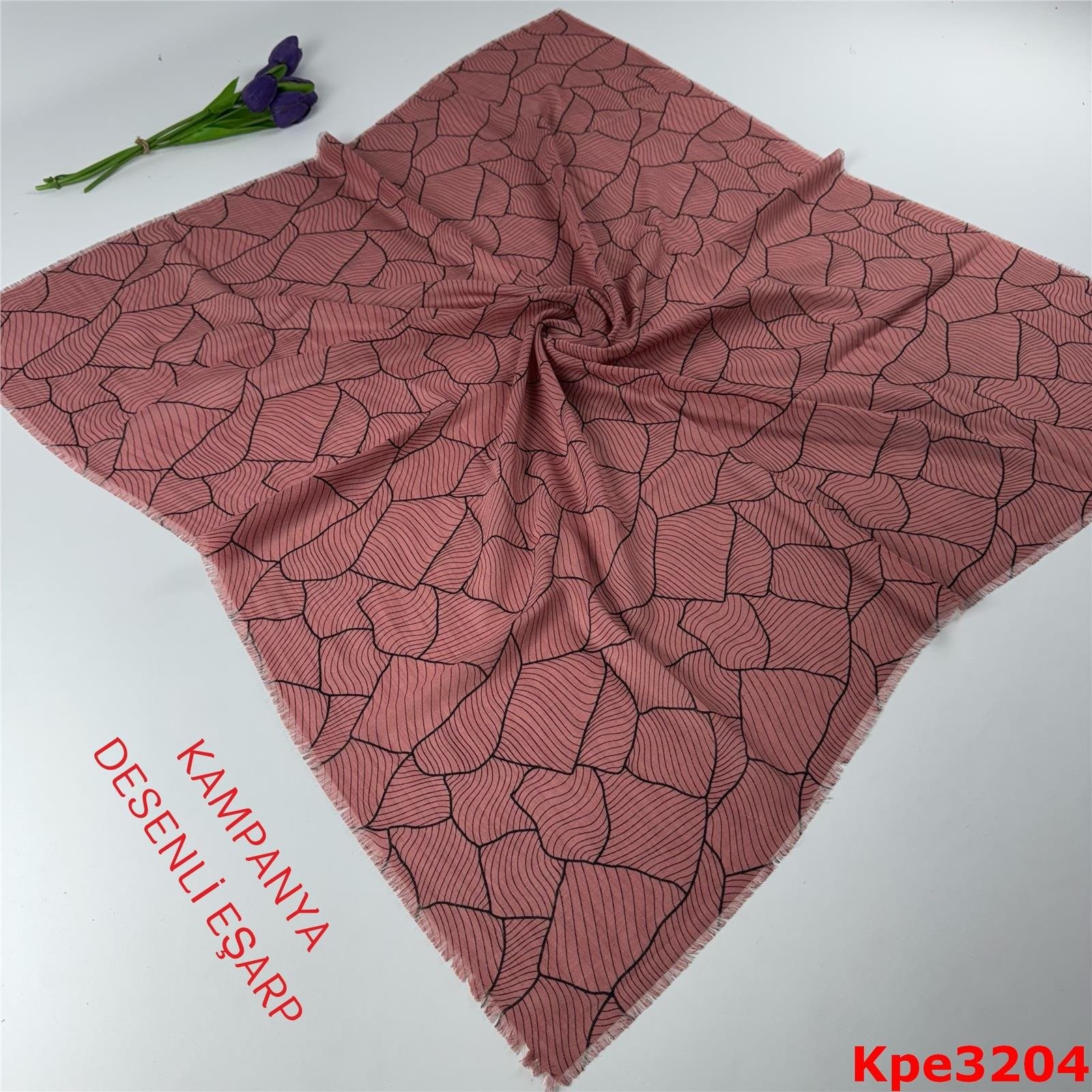 ZK-025 Kampanya Desenli Eşarp