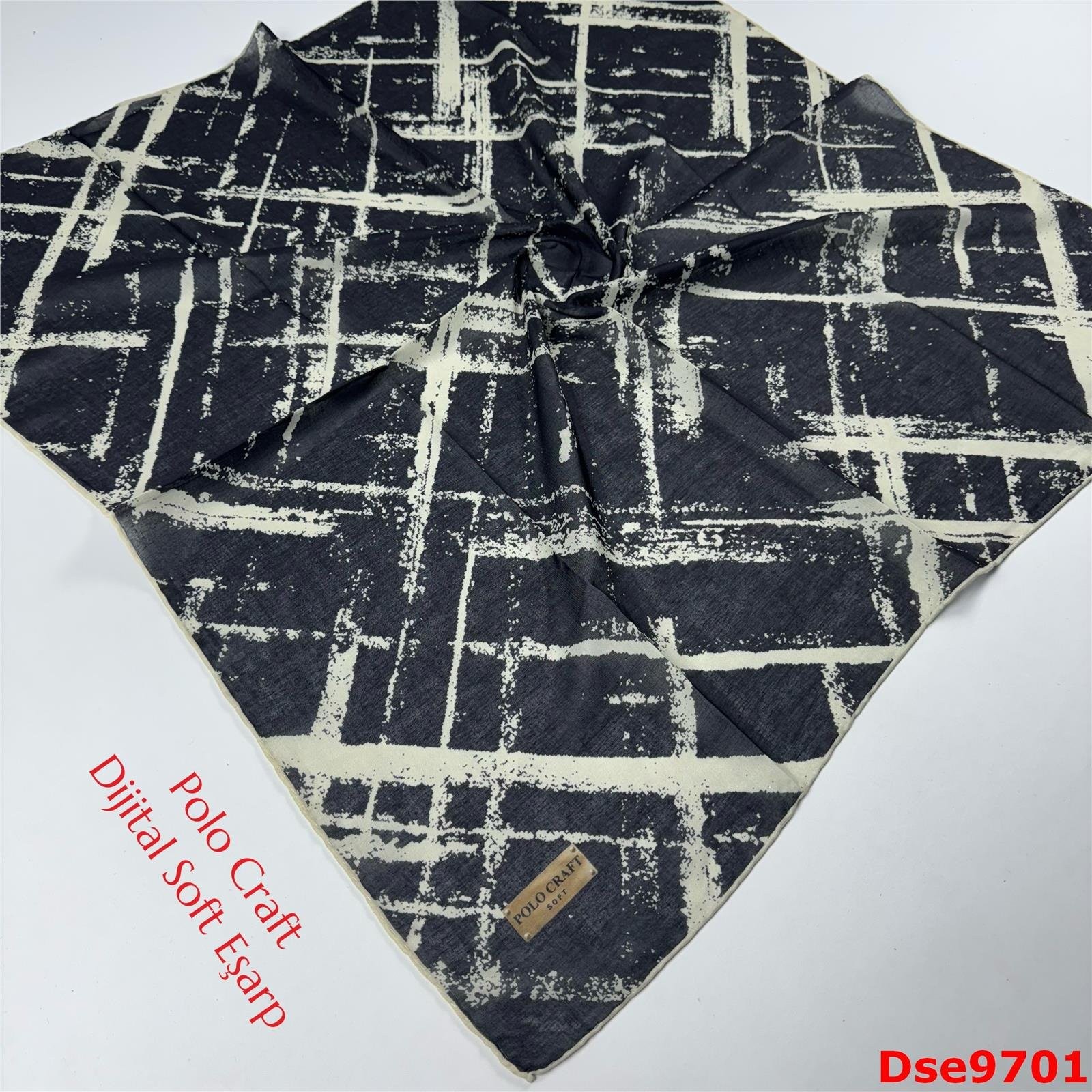 T-037 Polo Craft Dijital Soft Eşarp
